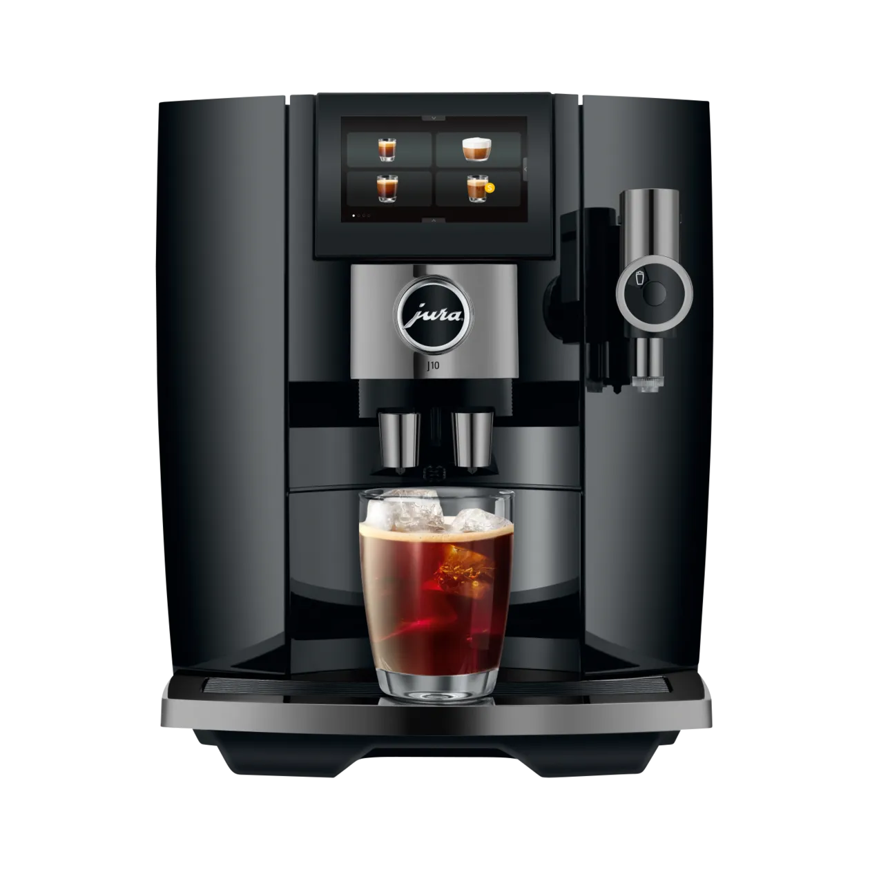 JURA J10 (EA) Kaffeevollautomat, Piano Black