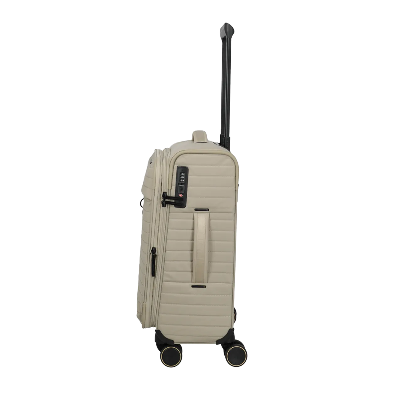 BARBARA & travelite Stepp Trolley S, 4 ruote (espandibile), Satin Nude