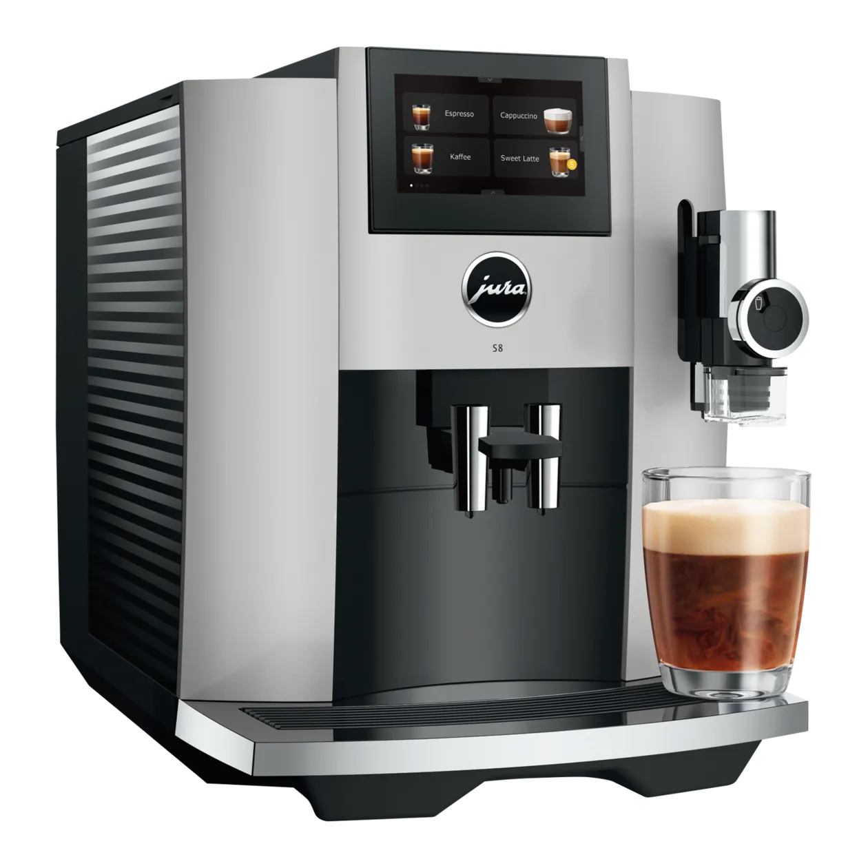 JURA S8 (EB) Kaffeevollautomat, Platin