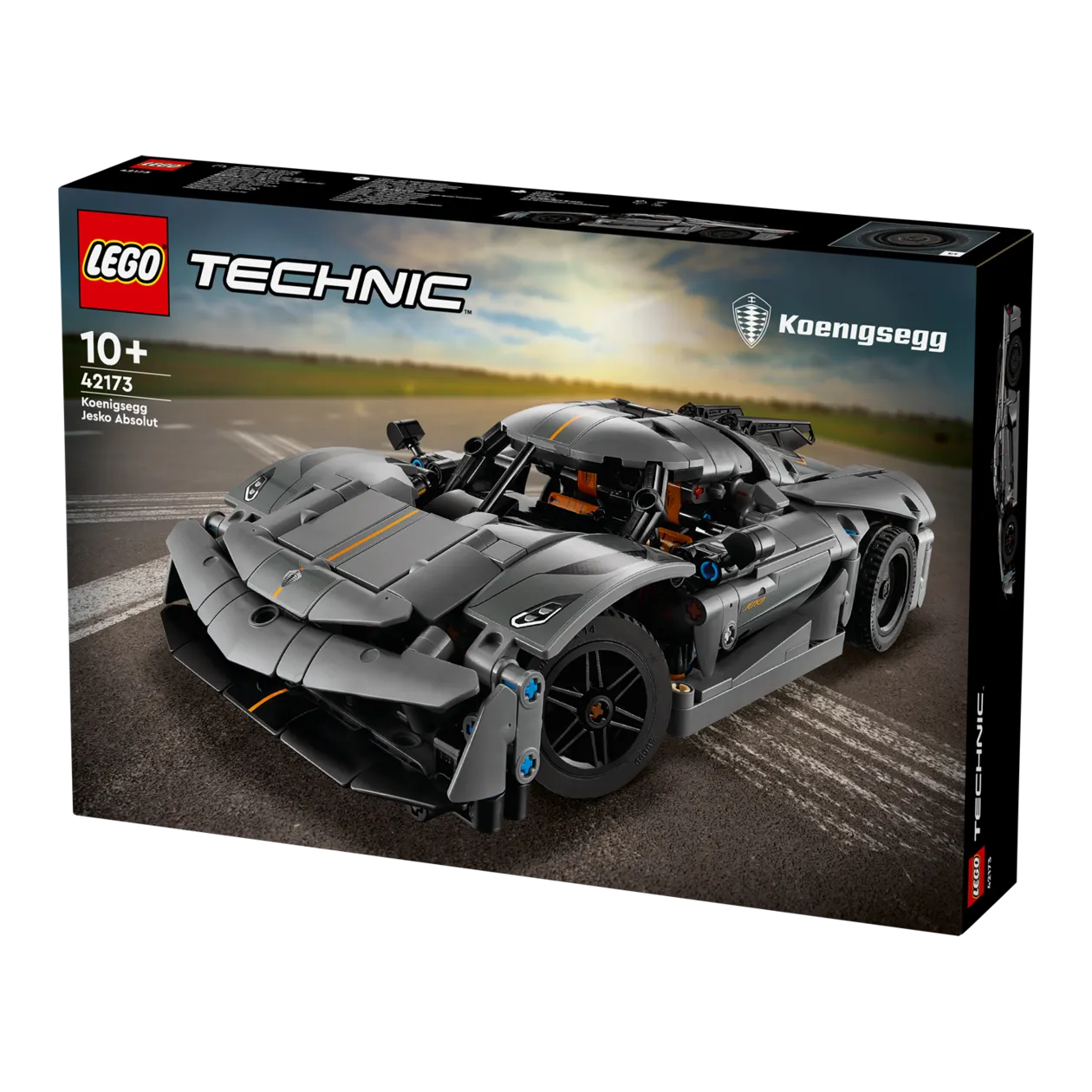 LEGO® Technic™ 42173 Koenigsegg Jesko Absolut Grey Hypercar Playset