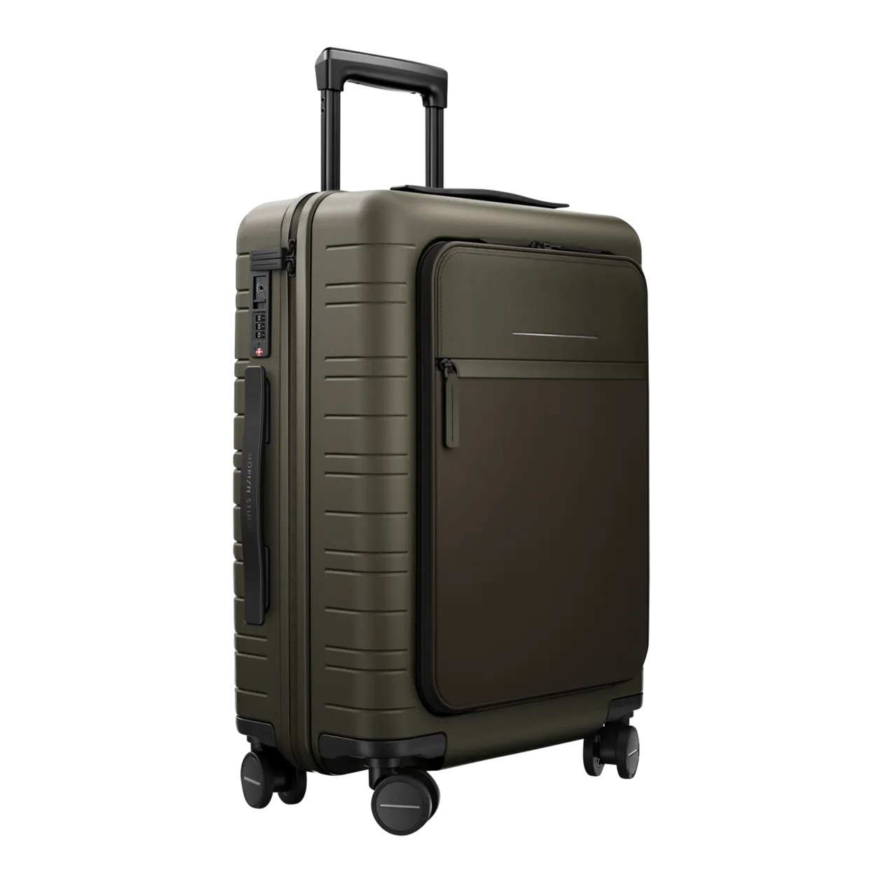 Horizn Studios M5 Essential Trolley da cabina con tasca frontale, Dark Olive