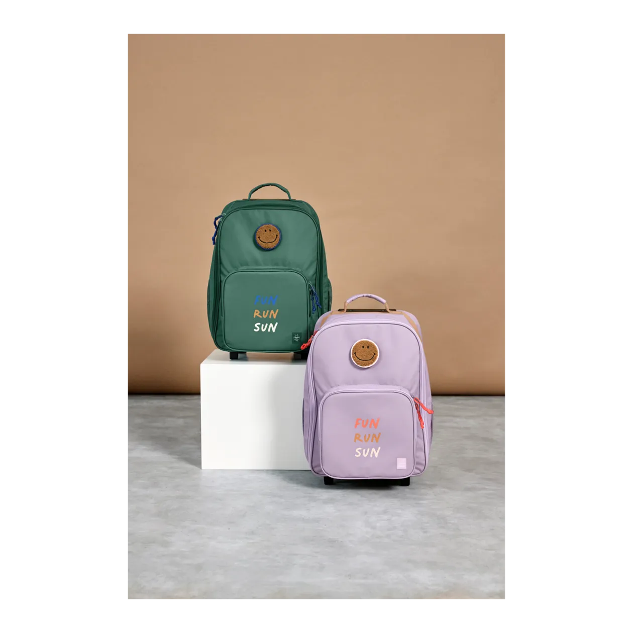 LÄSSIG Little Gang Valise à roulettes pour enfants, Lilac