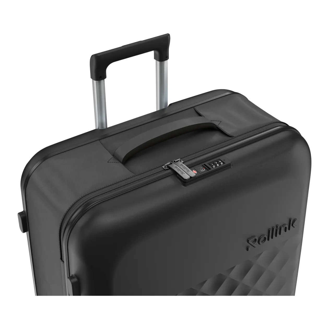 Rollink VEGA360 Valise à roulettes L (pliable), noir