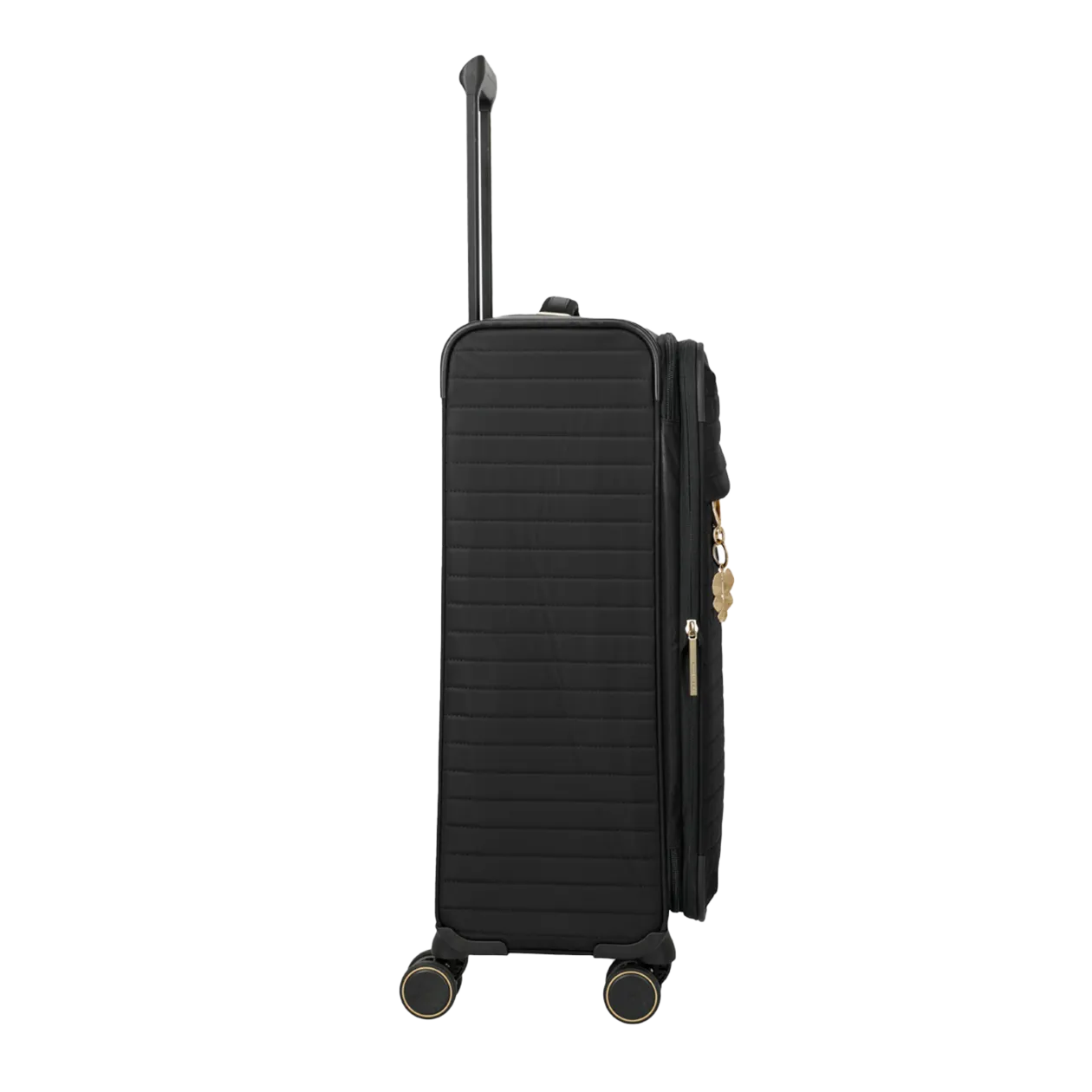 BARBARA & travelite Stepp Trolley M, 4-Wheel (Expandable), Black