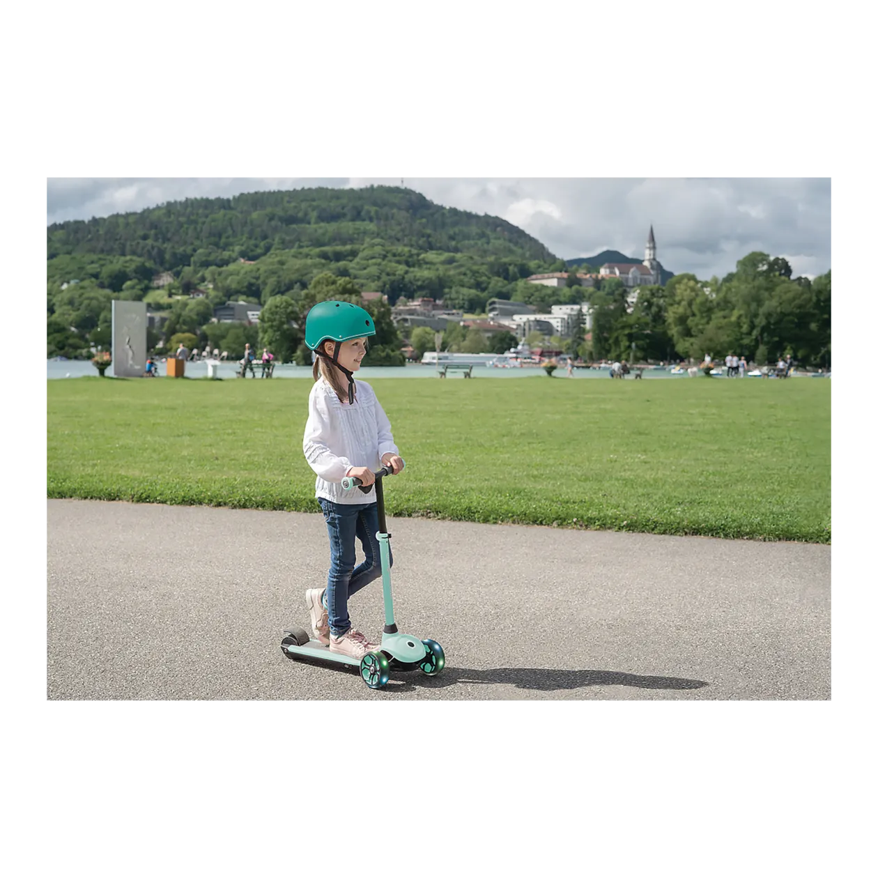 GLOBBER ONE K E-MOTION 4 PLUS E-Scooter für Kinder, Mint