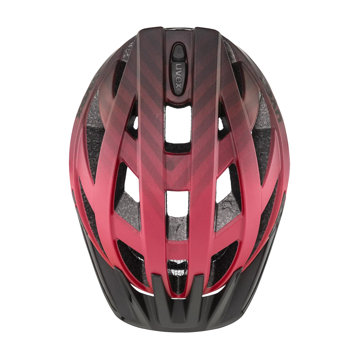 uvex i-vo cc Casque de vélo, 56-60 cm, Red-Black Matt