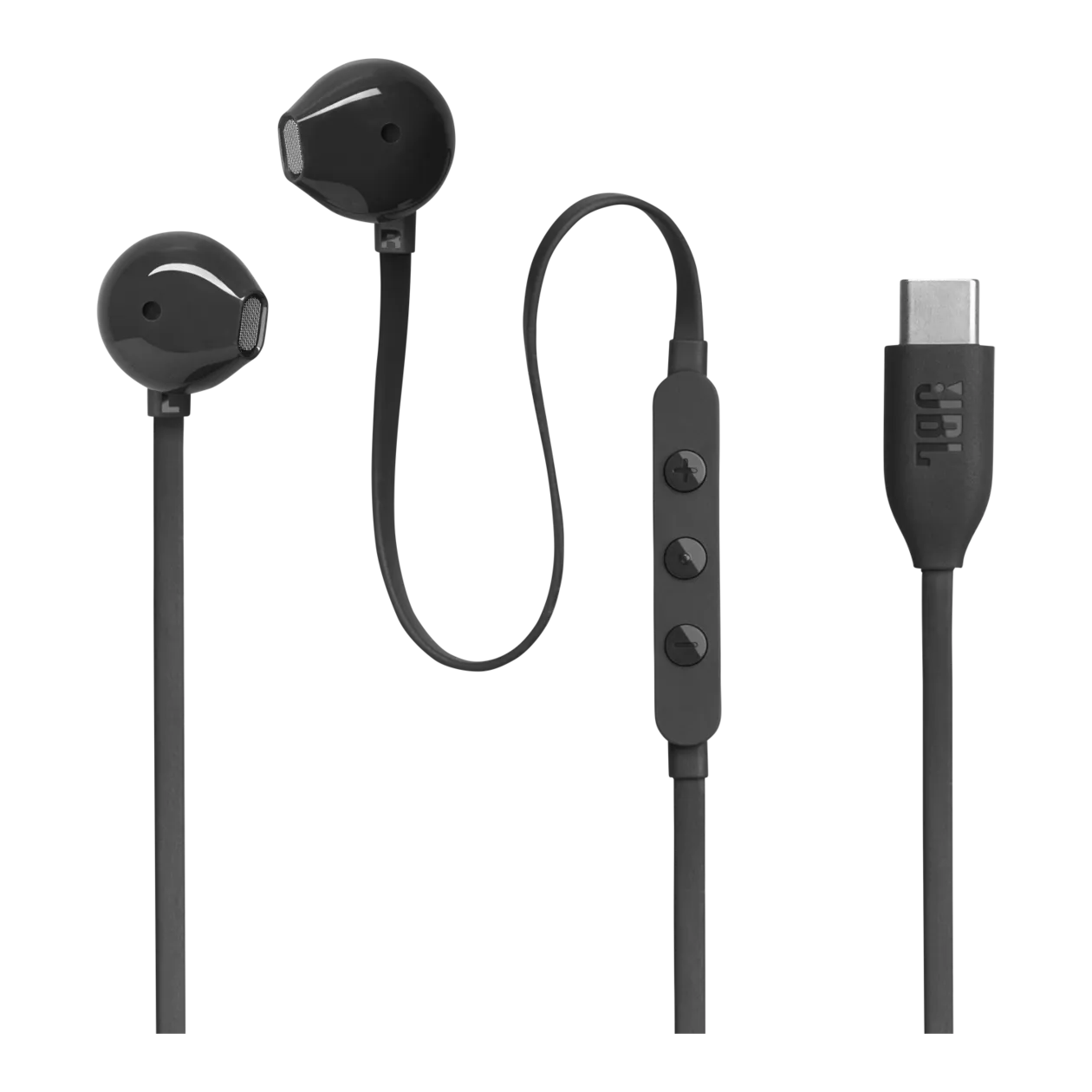 JBL Tune 305C USB-C Earbud Headphones, Black