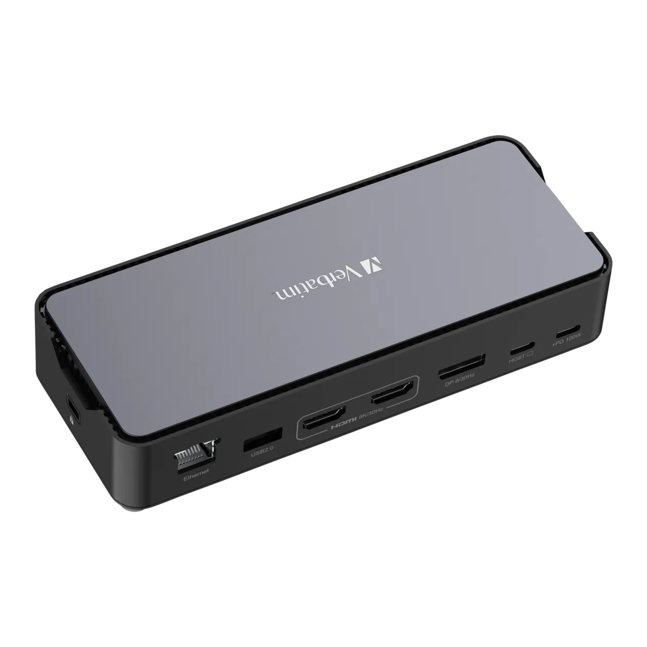 Verbatim USB-C Pro CDS-15 Dockingstation, Grau