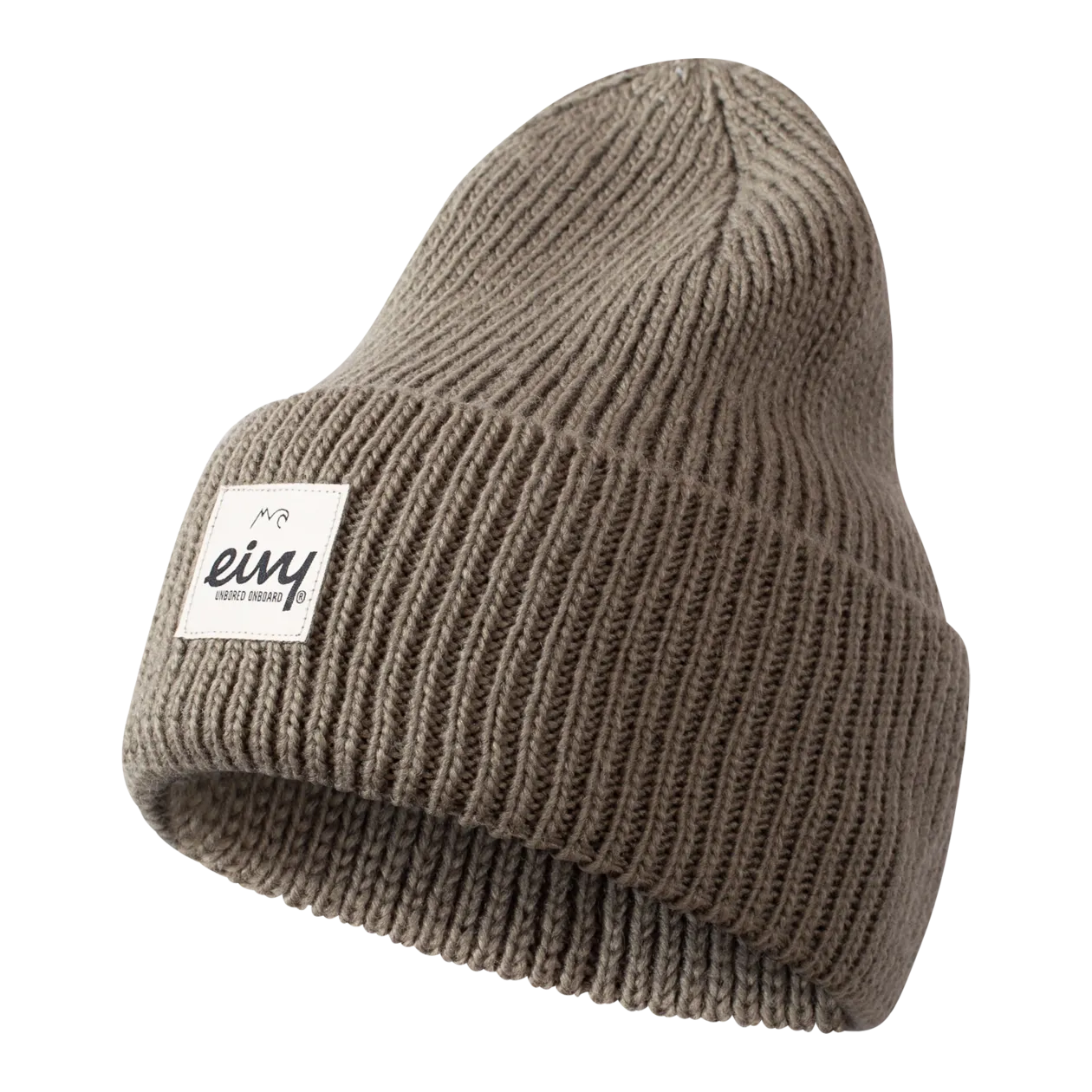 Eivy Easter Rib Wool Beanie, Faded Oak