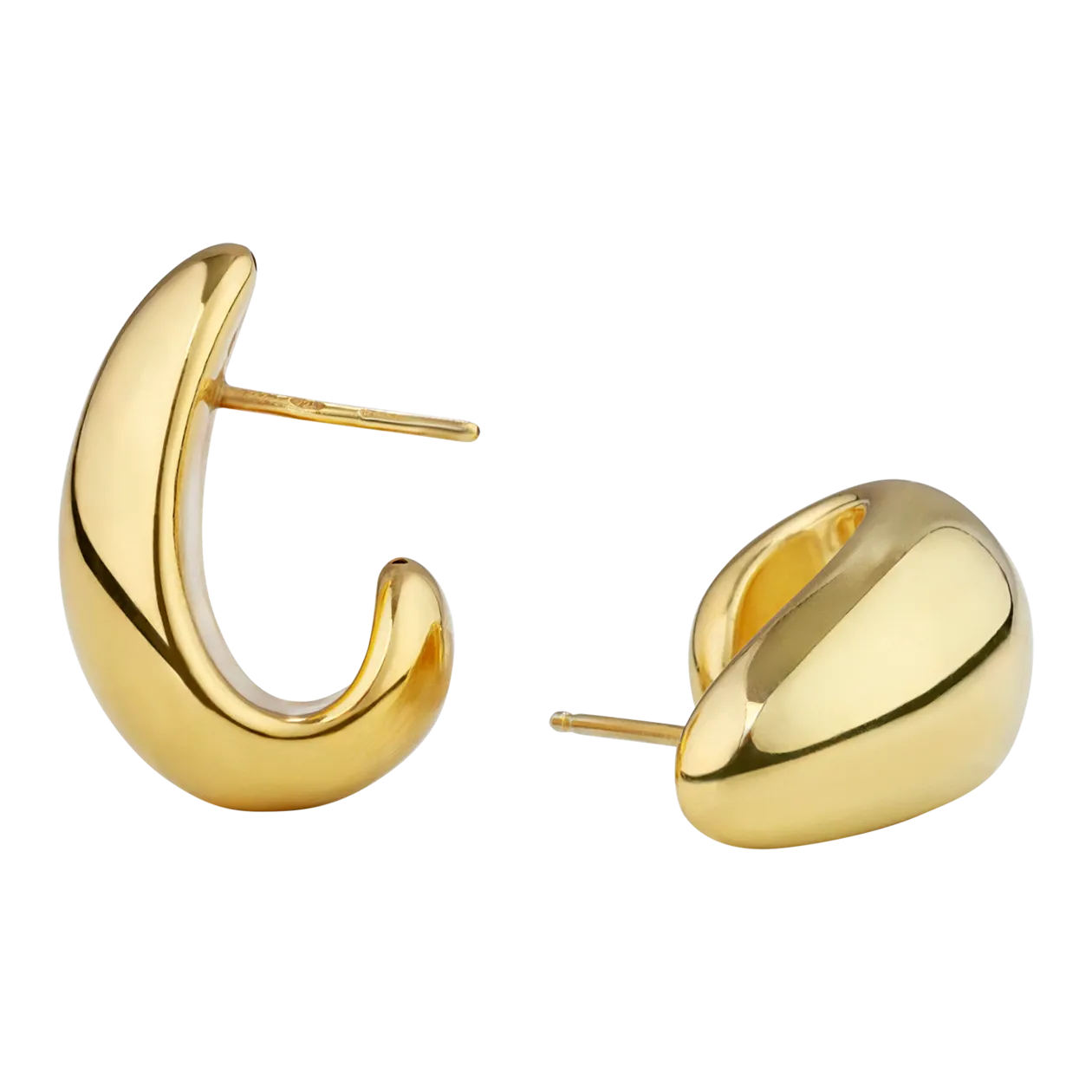 Haus of Dietrich Golden Drop Chaîne + clous d'oreilles, doré