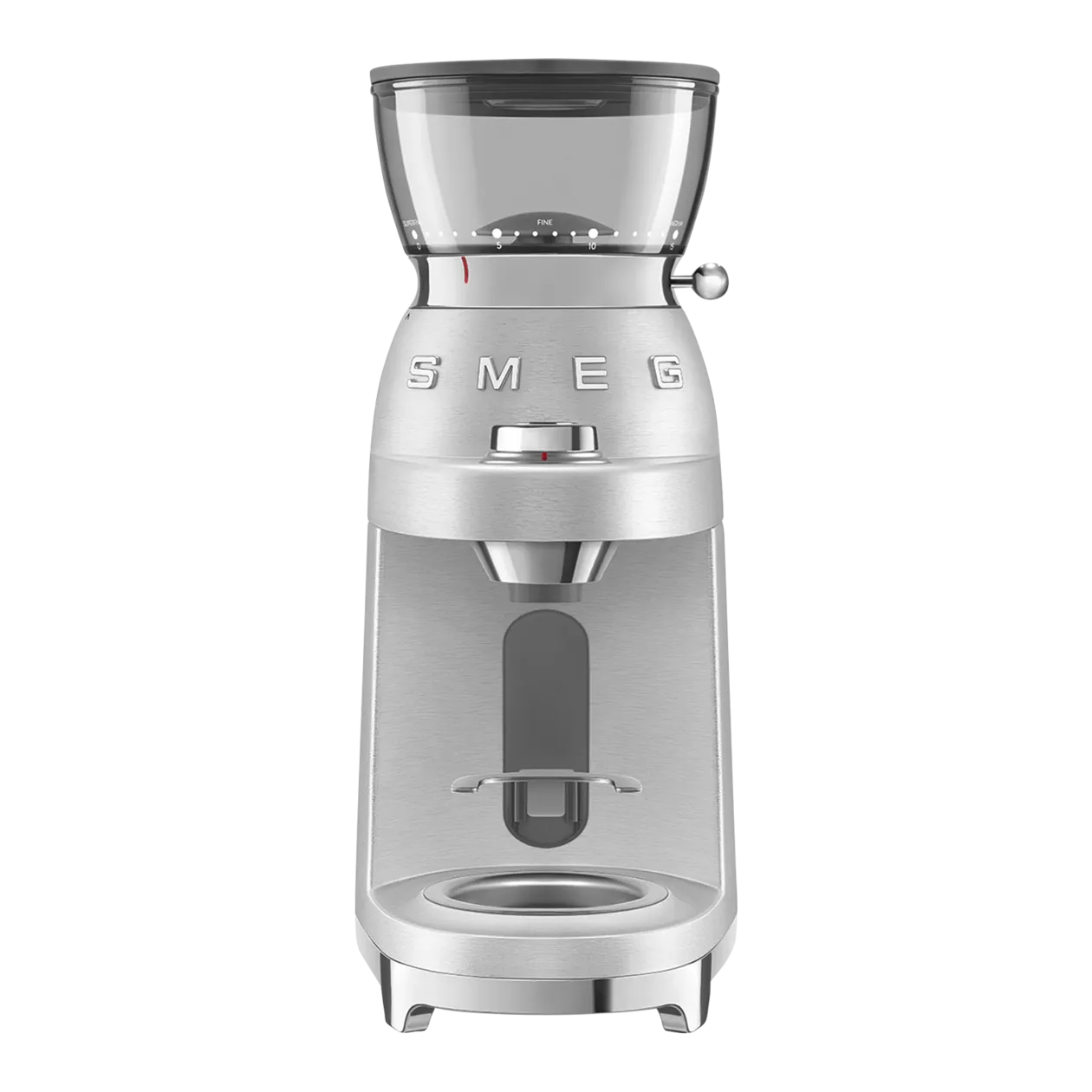 SMEG Minipro Coffee Grinder, Brushed Aluminium