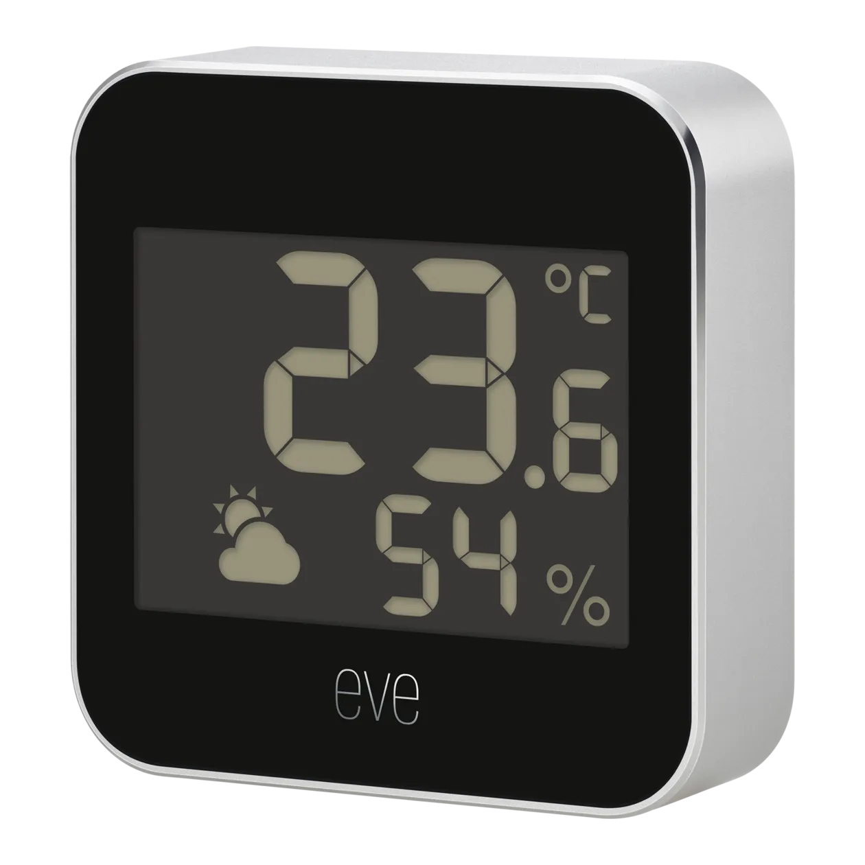 Eve Weather smarte Wetterstation, Schwarz