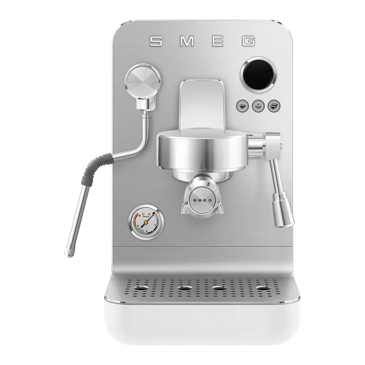 SMEG Minipro Espresso Machine, White Matt