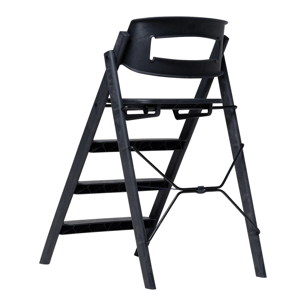 KAOS Klapp High Chair, Charcoal Black