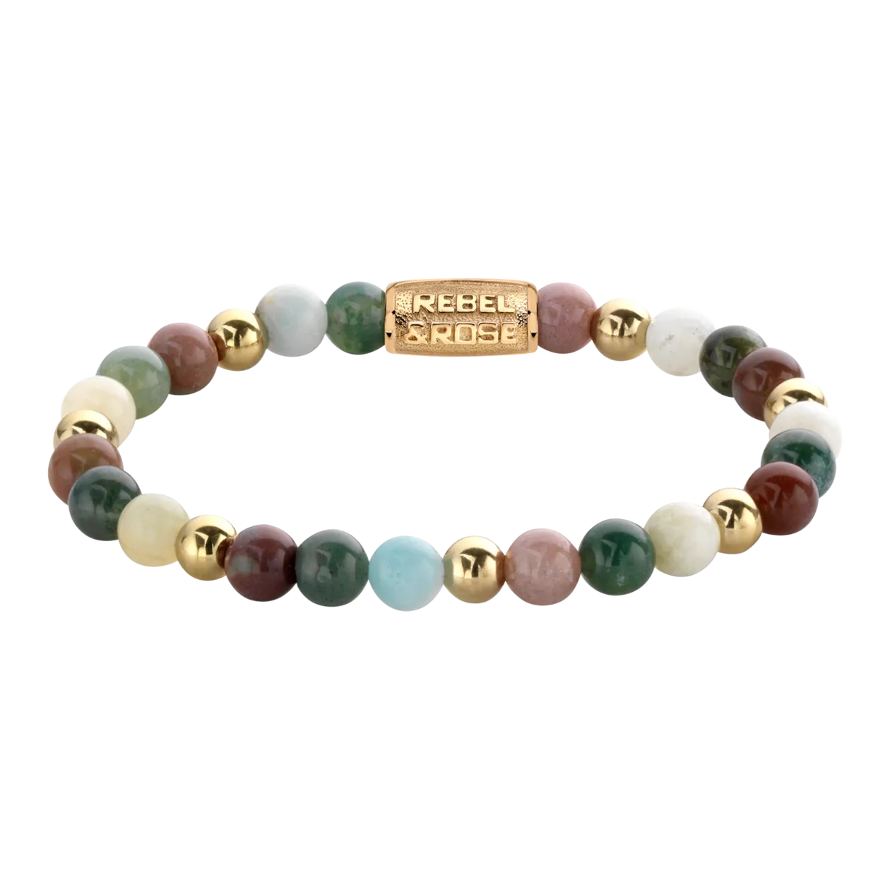 Rebel & Rose Spring Shine Bracciale da donna, M, toni oro