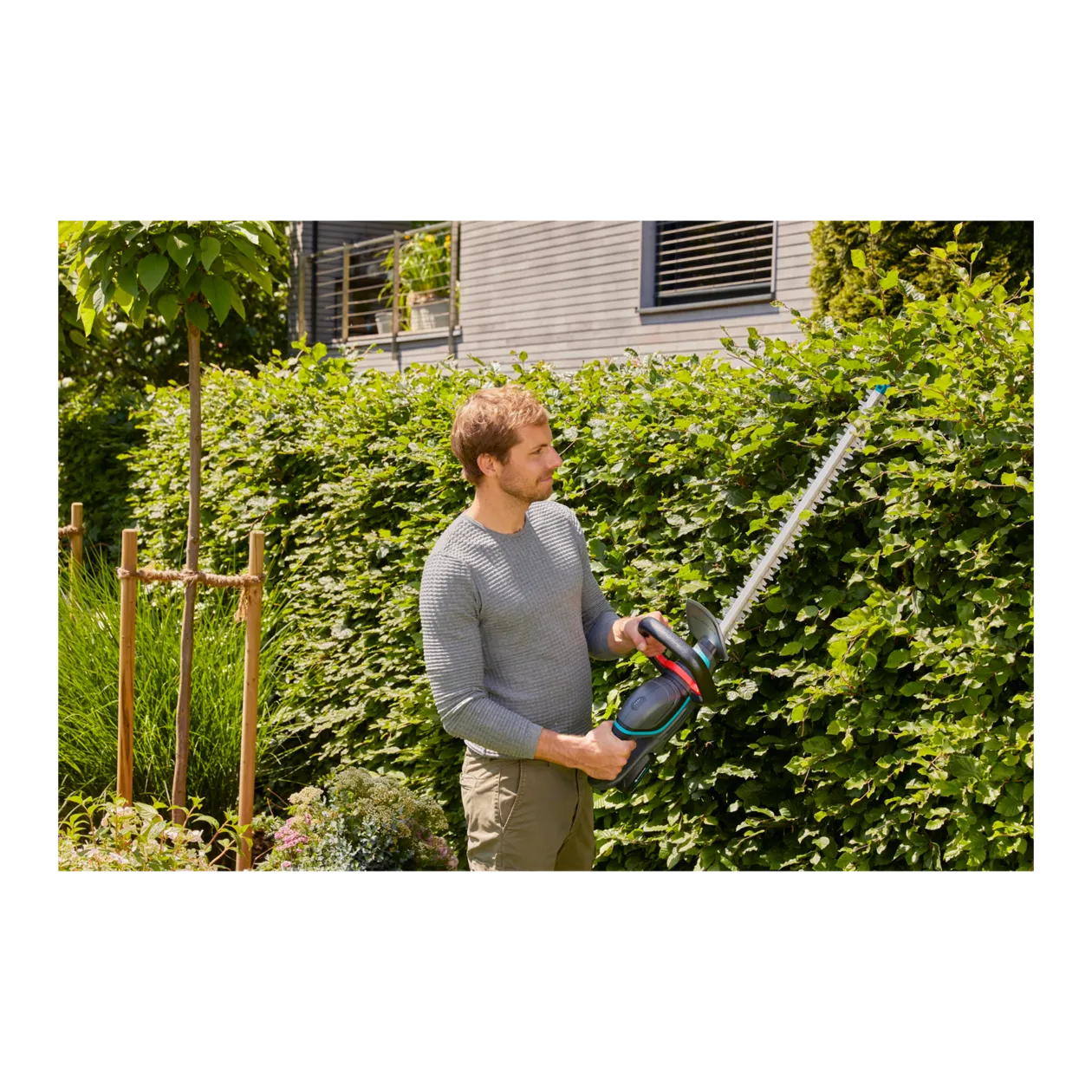 GARDENA ComfortCut 60/18V P4A Hedge Trimmer, Cordless, Anthracite