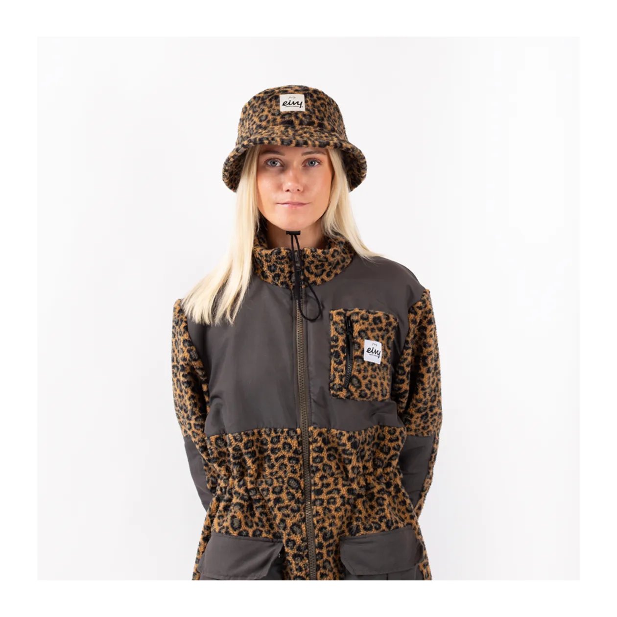 Eivy Full Moon Sherpa Hat, Leopard