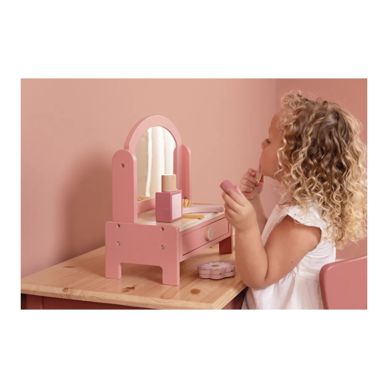 Little Dutch Make-Up Table, Pink