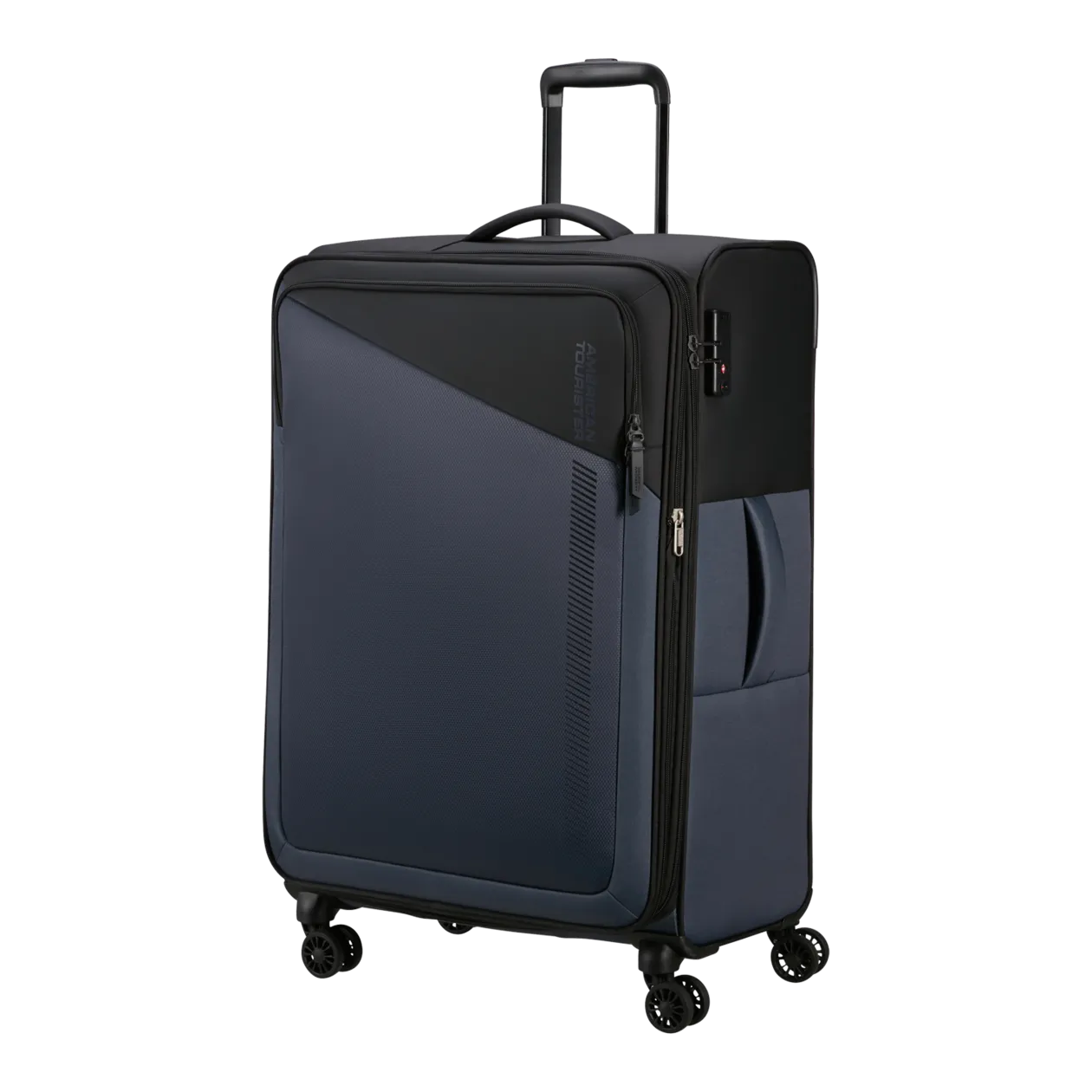 American Tourister Daring Dash Trolley L (espandibile), nero/grigio