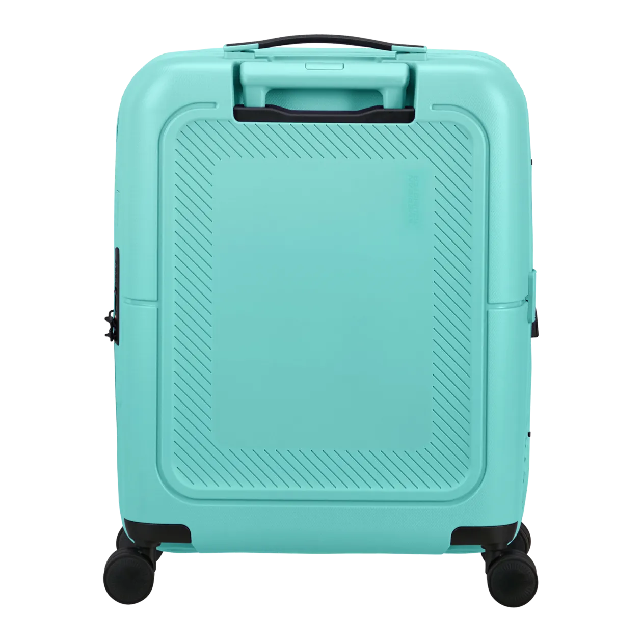 American Tourister DashPop Spinner 55/20 TSA Trolley da cabina (espandibile), Aqua Sky