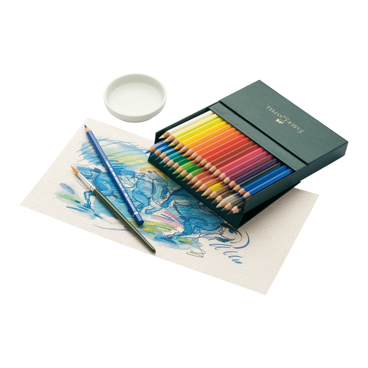 Faber-Castell Albrecht Dürer Crayons aquarellables studio box, 36 pièces