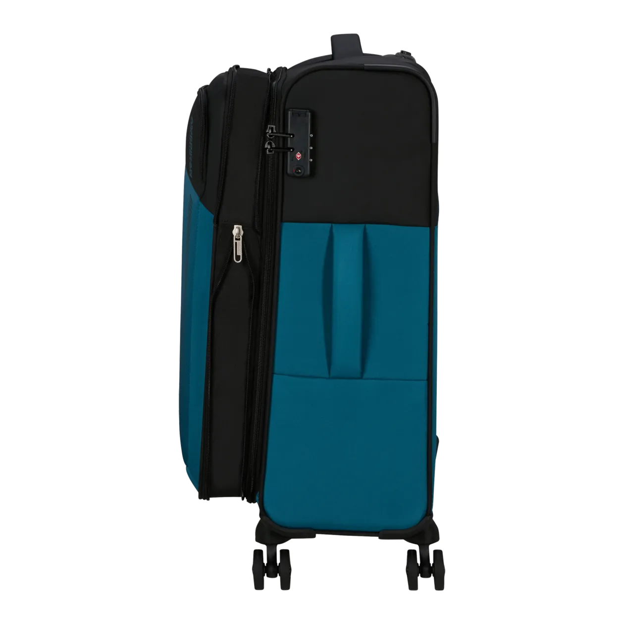 American Tourister Daring Dash Trolley M (espandibile), nero/blu