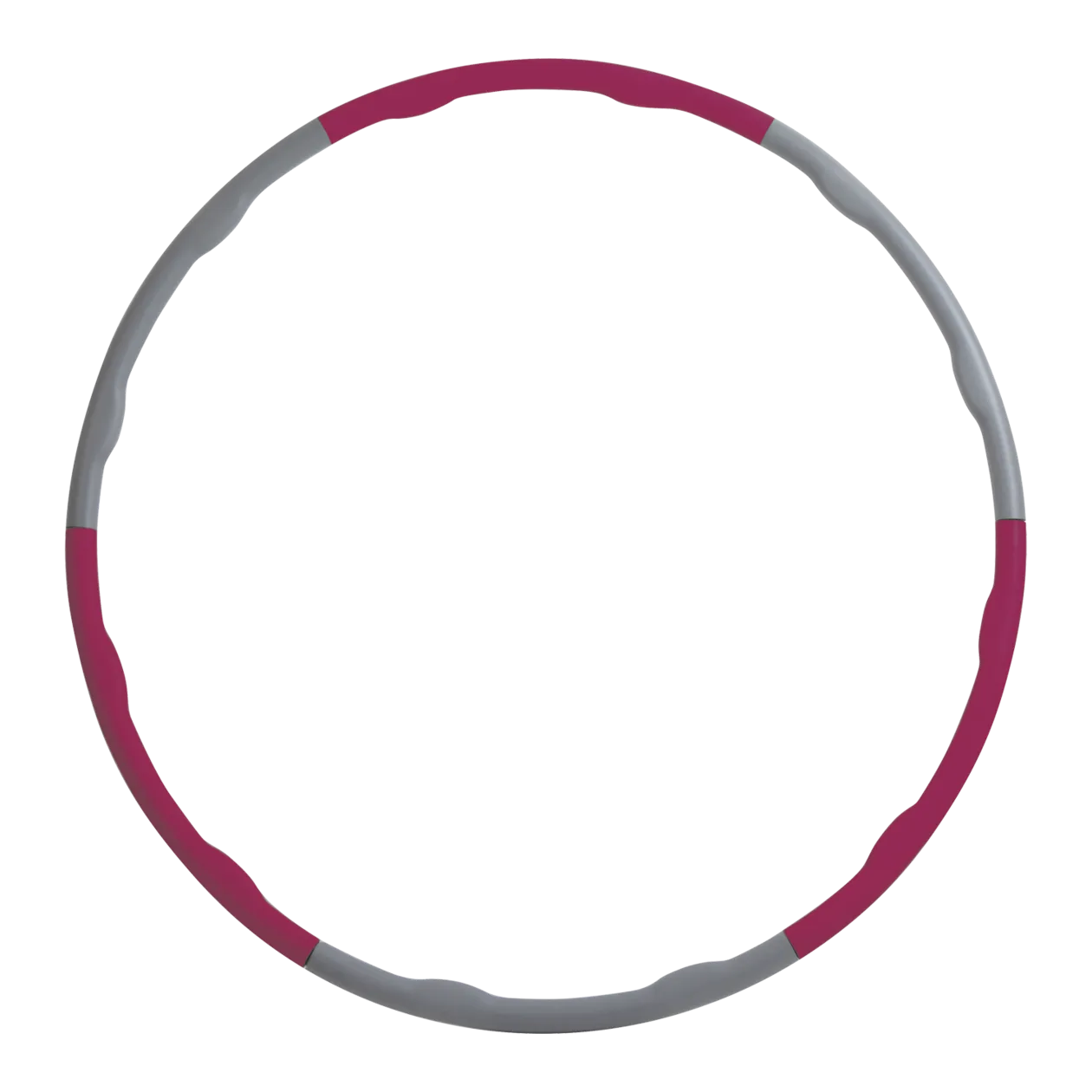 Schildkröt Fitness Hoop Hula Hoop Power Ring, Grey/Fuchsia