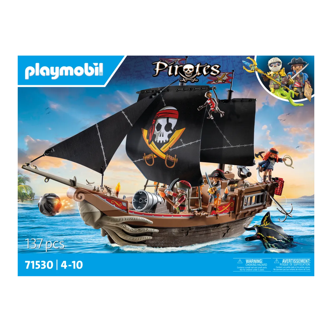 PLAYMOBIL® 71530 Bateau pirates Coffret