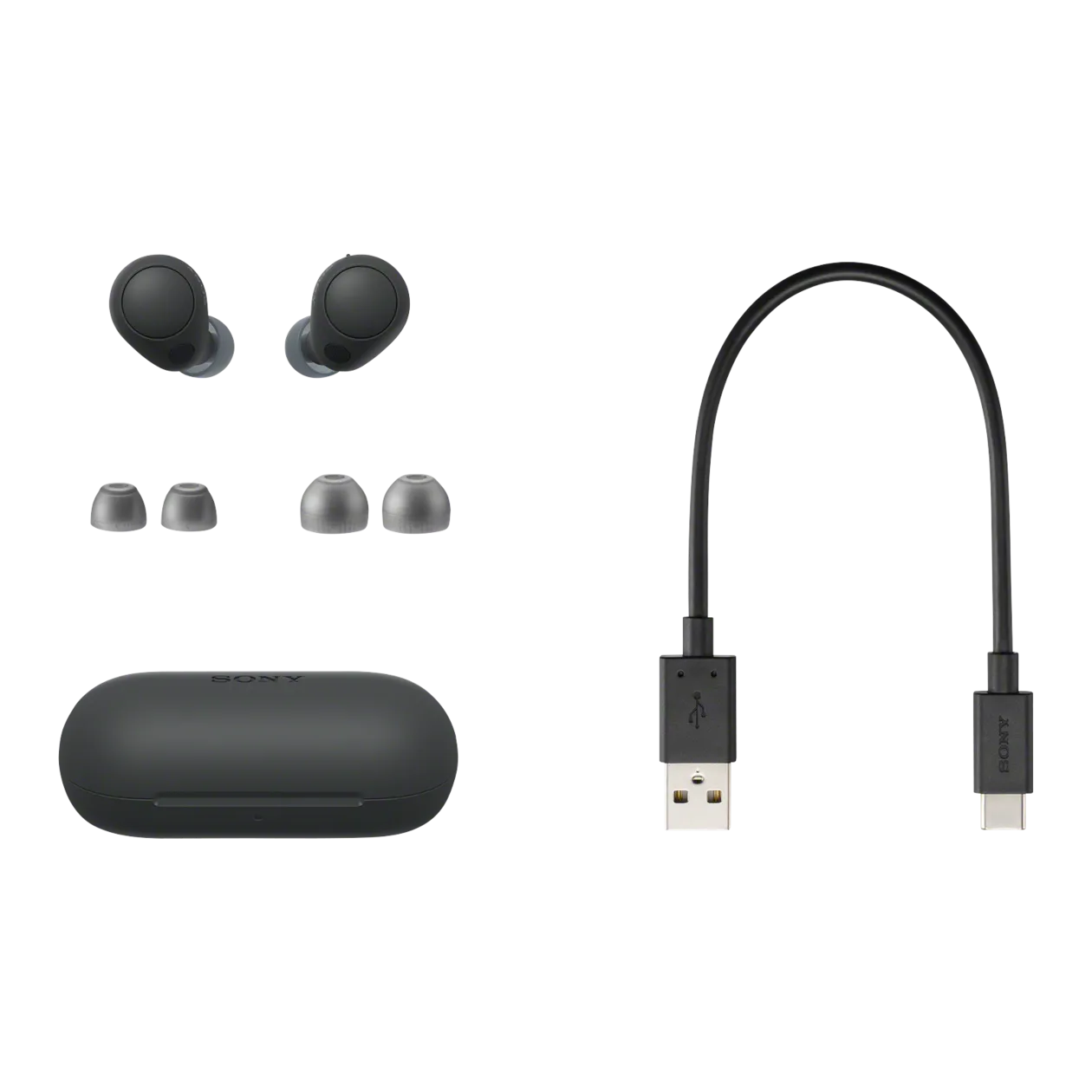 Sony WF-C700N In-Ear-Kopfhörer, Schwarz