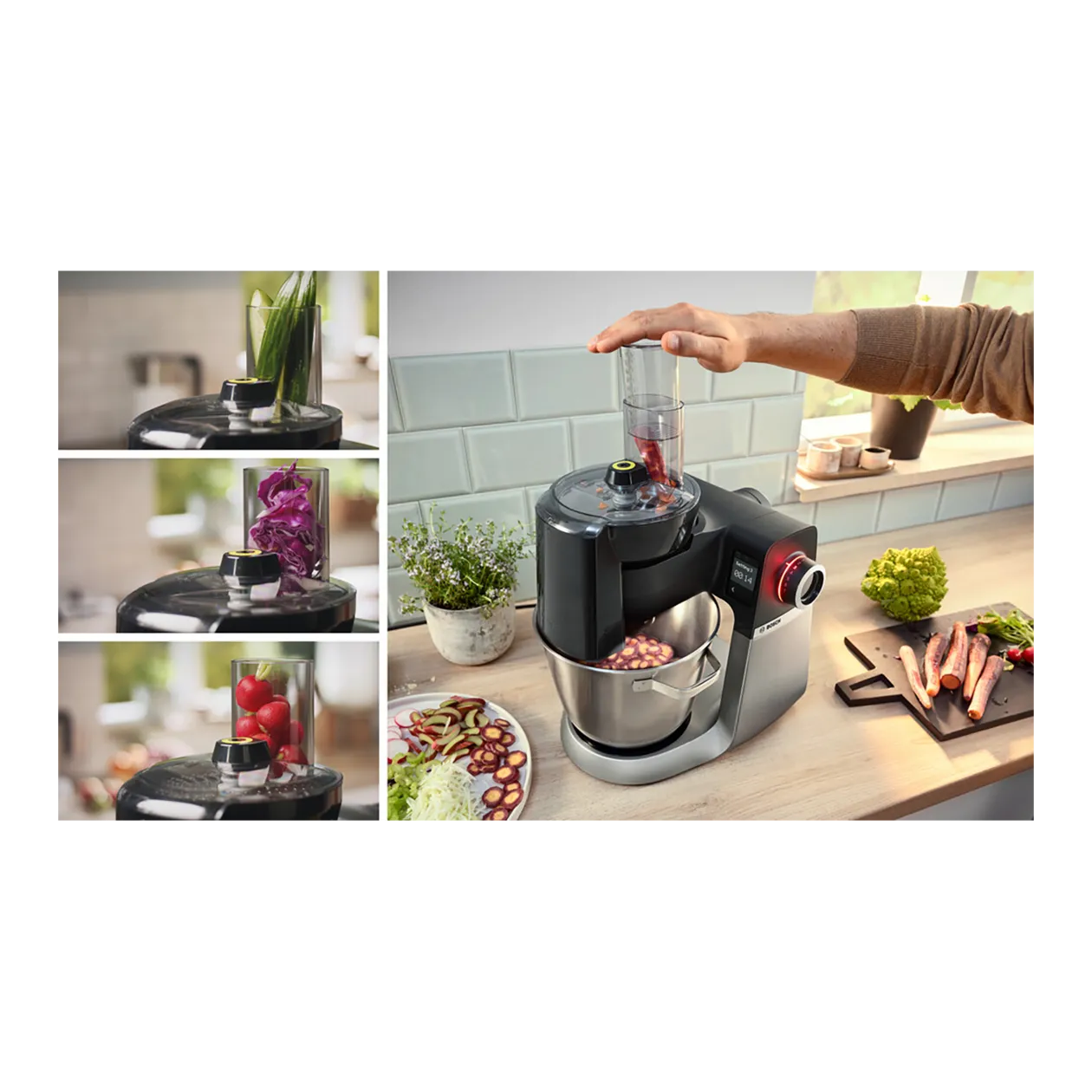 Bosch Serie 6 MUMS6ZS13D Robot de cuisine, noir / acier inoxydable