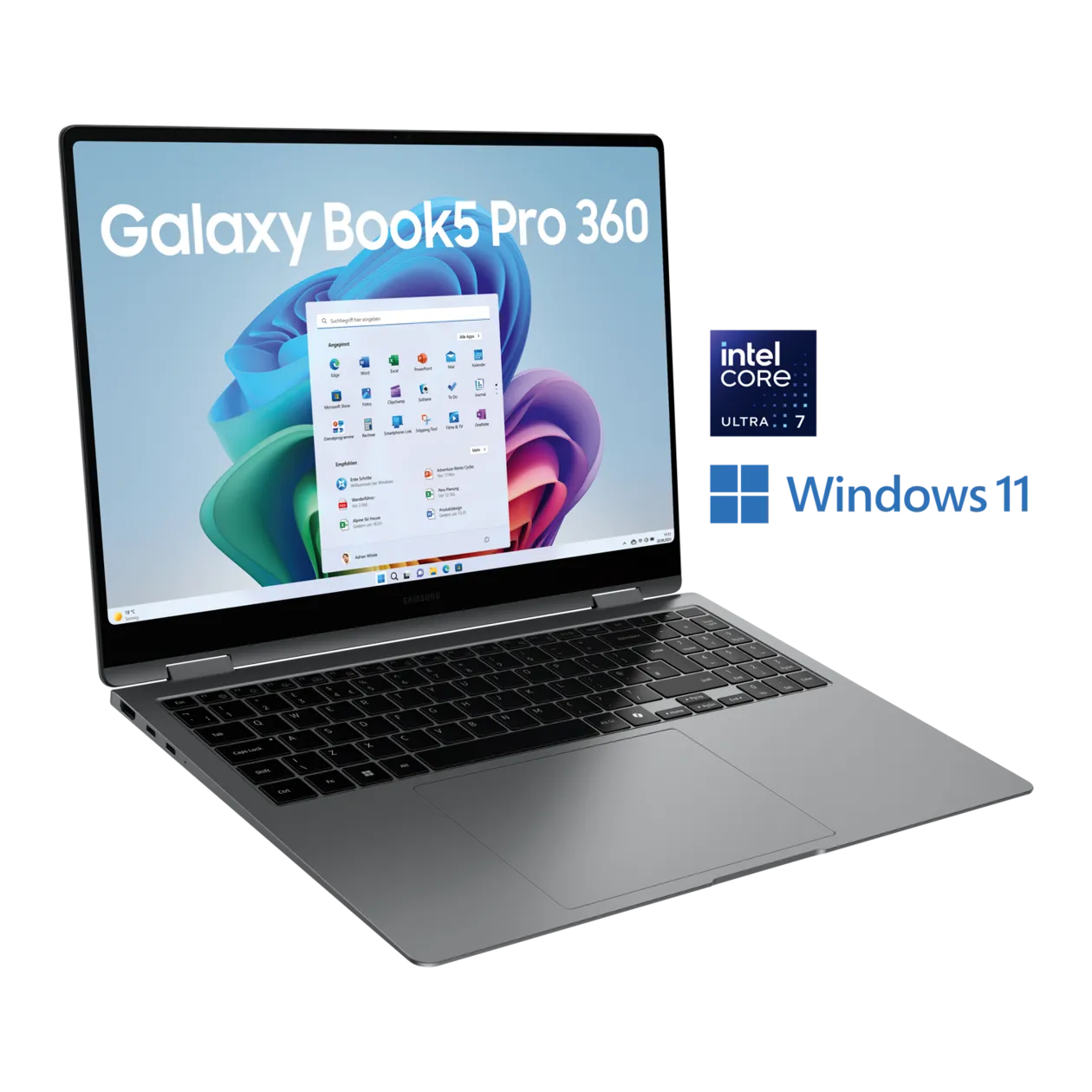 Samsung Galaxy Book5 Pro 360 Notebook, 512 GB, Moonstone Gray