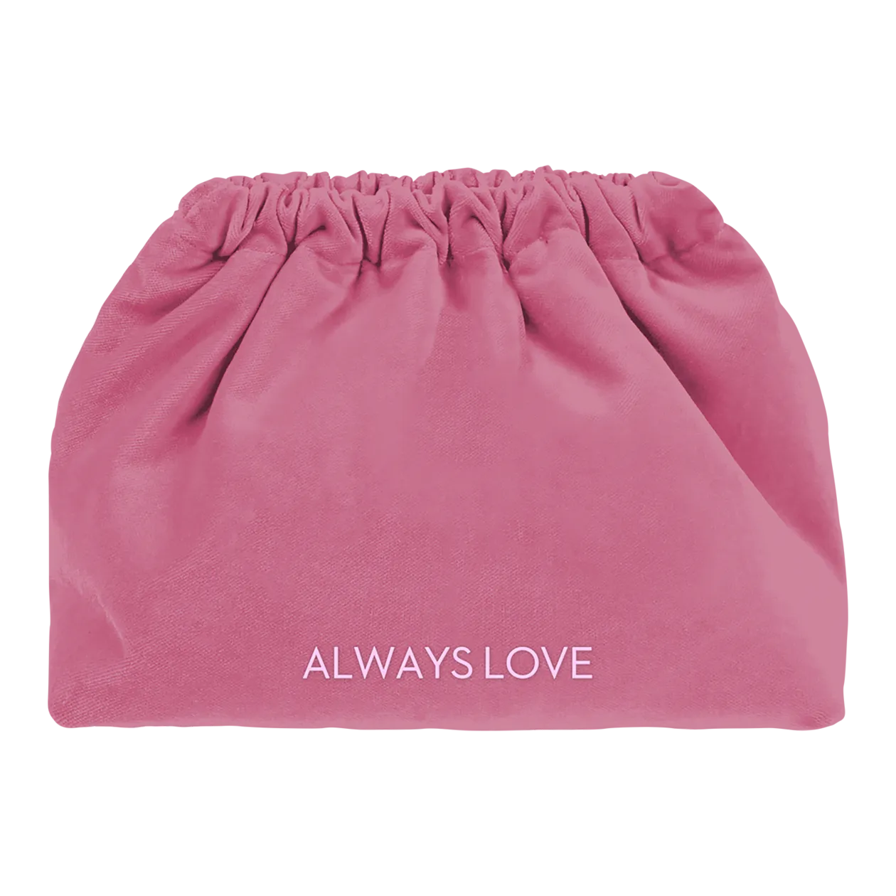 Sorbet Island Always Love Samt-Handtasche, Fuchsia