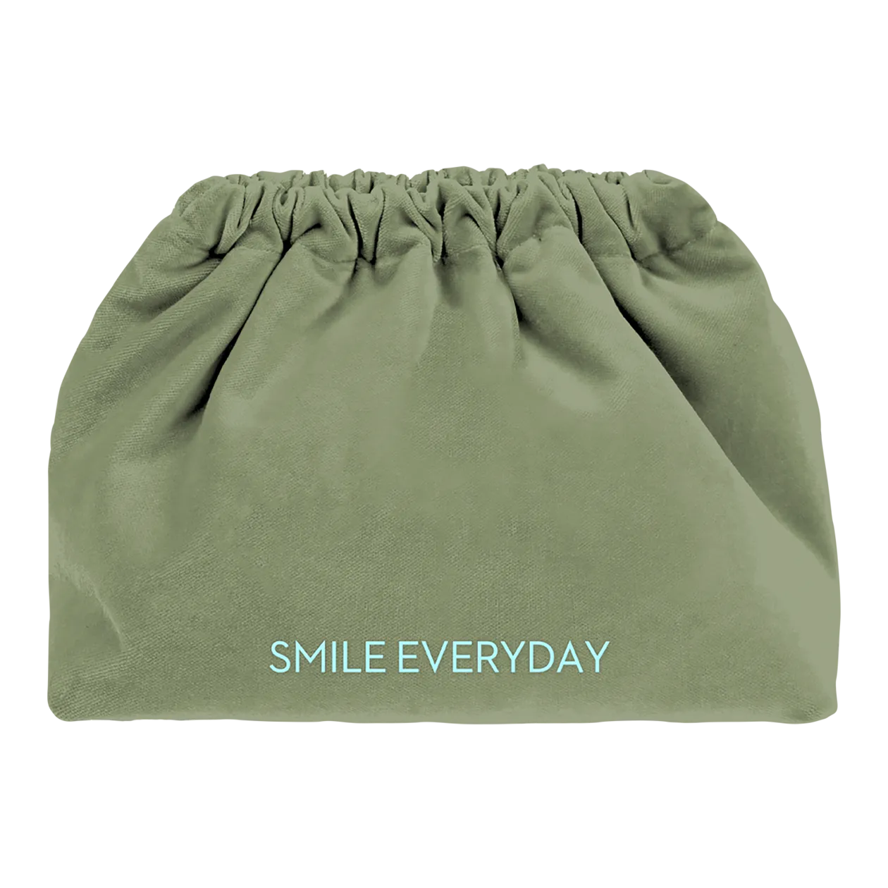 Sorbet Island Smile Everyday Velvet Clutch Bag, Mint