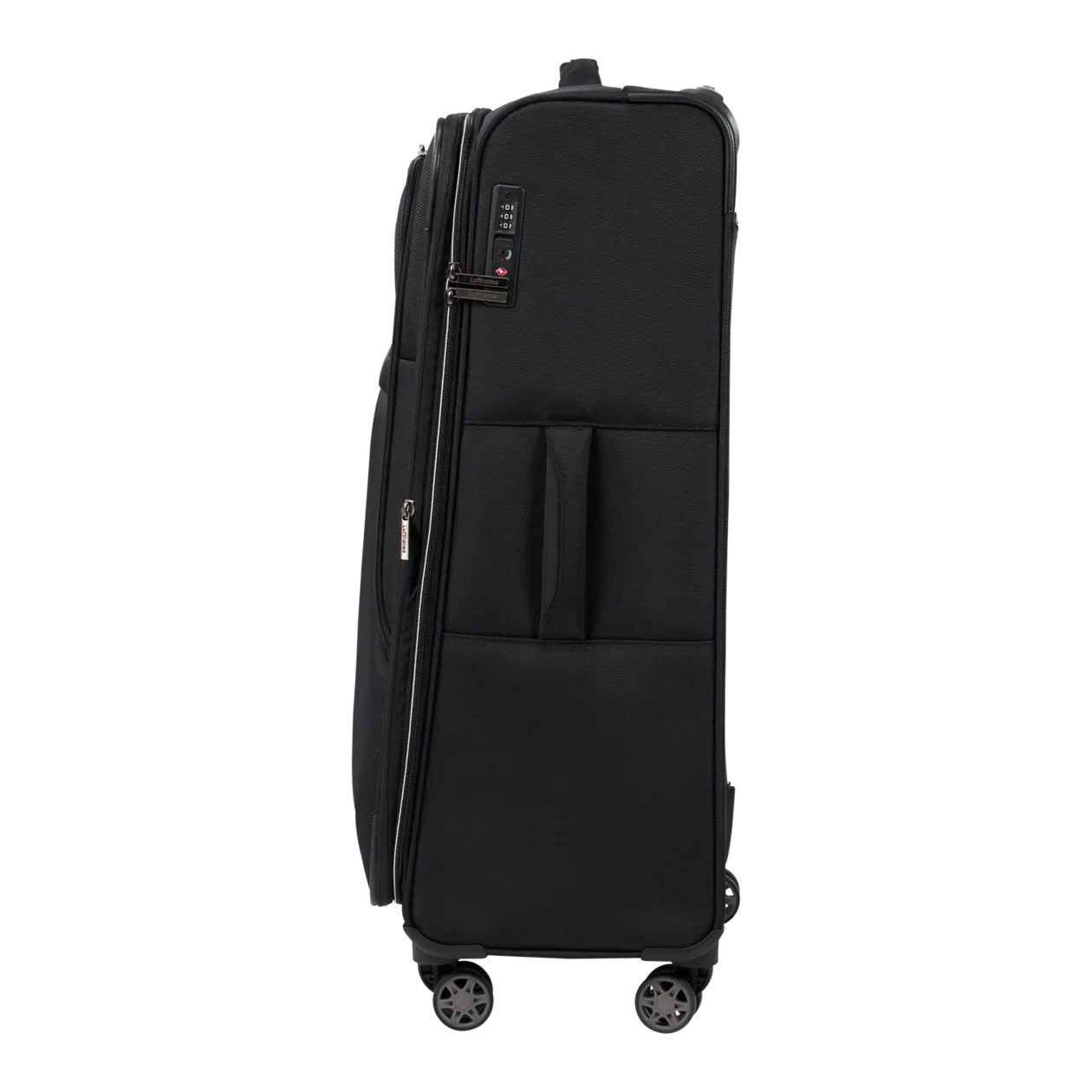 Lufthansa Flight Collection 5.0 Trolley XL (espandibile), 4 ruote, nero