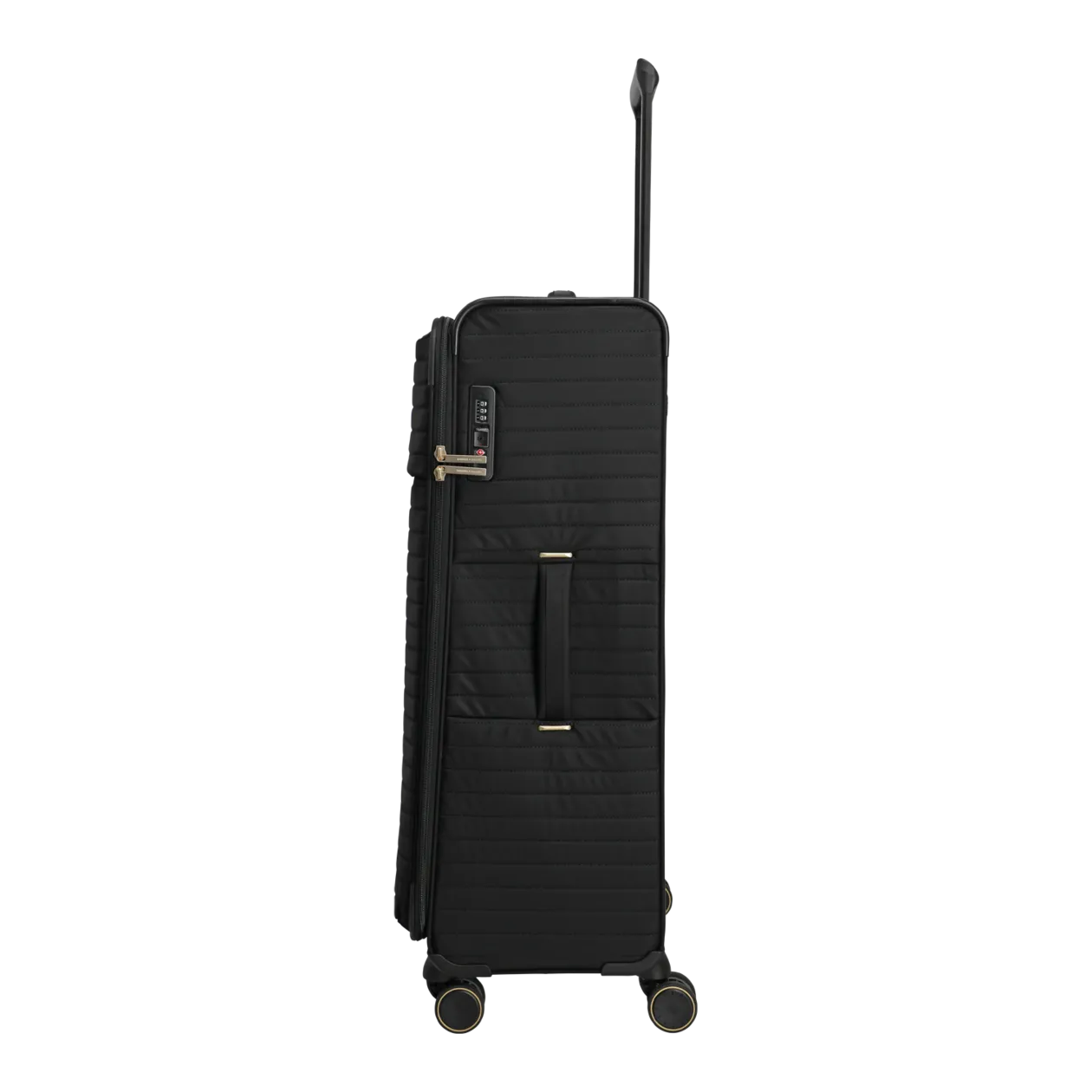 BARBARA & travelite Stepp Trolley L, 4-Wheel, Black