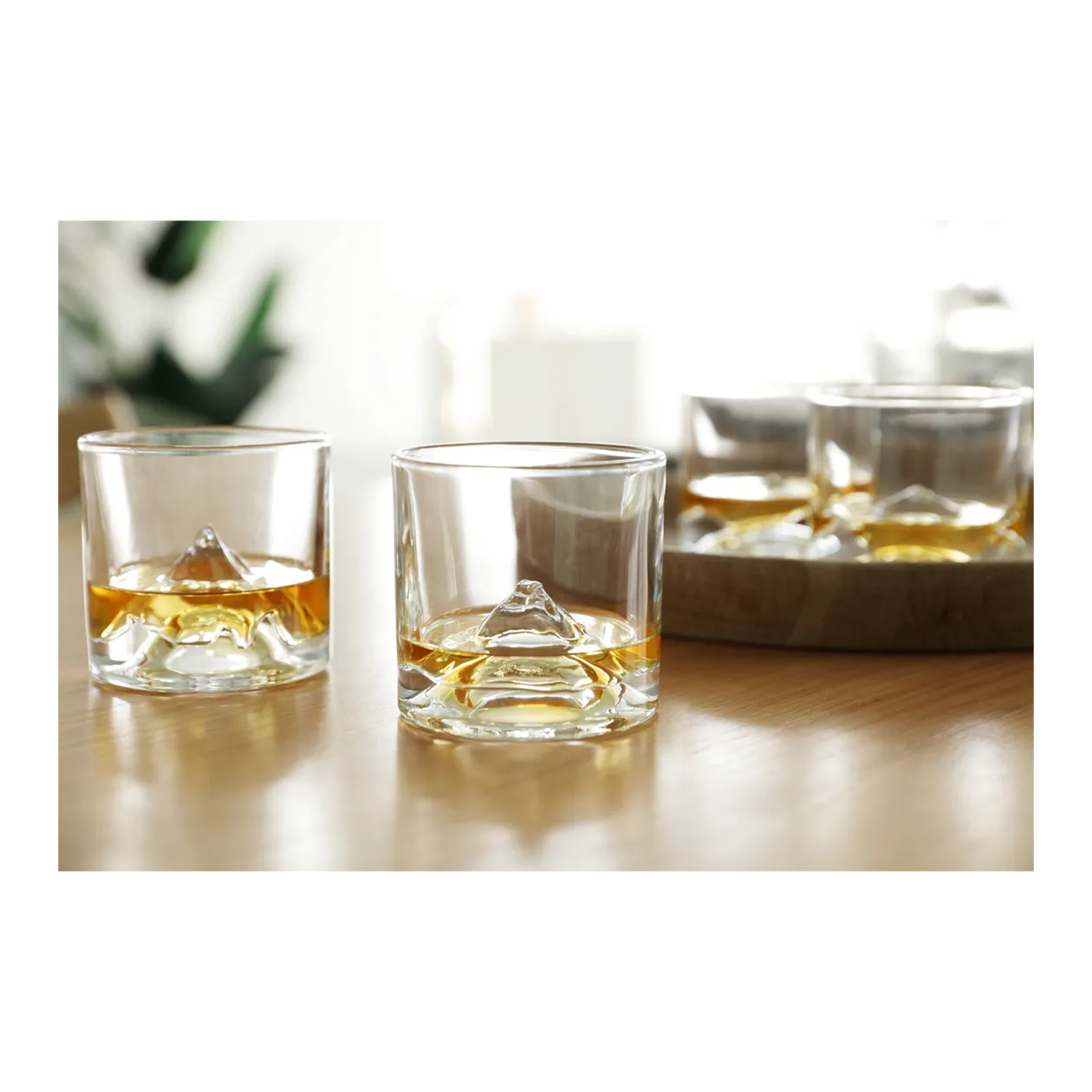 LIITON "The Peaks" Whiskey Glasses, Set of 4