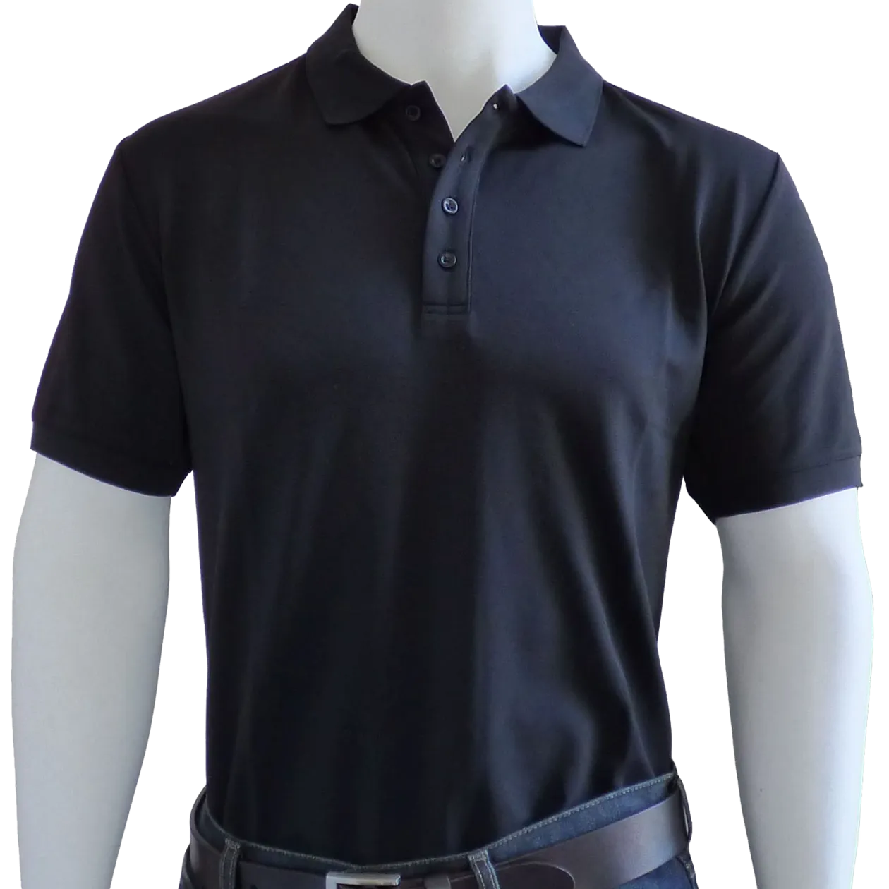 OPTION GOLF Multi Functional Basic Polo, Schwarz