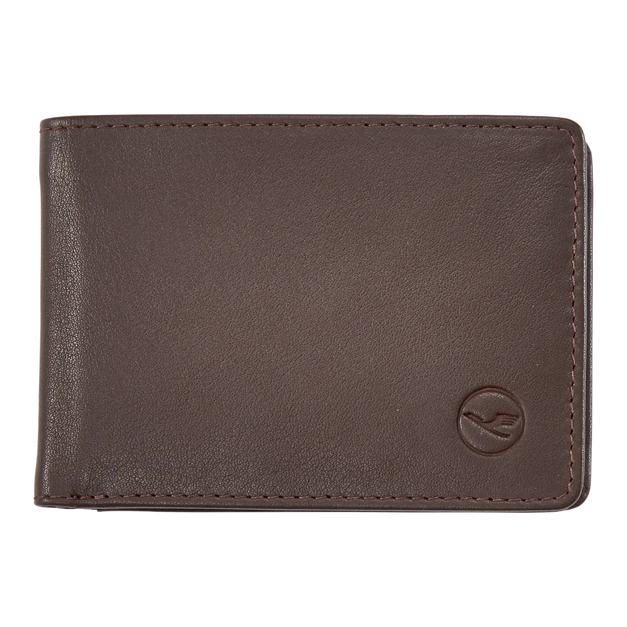 Portefeuille bugatti Lufthansa Edition format portrait, marron