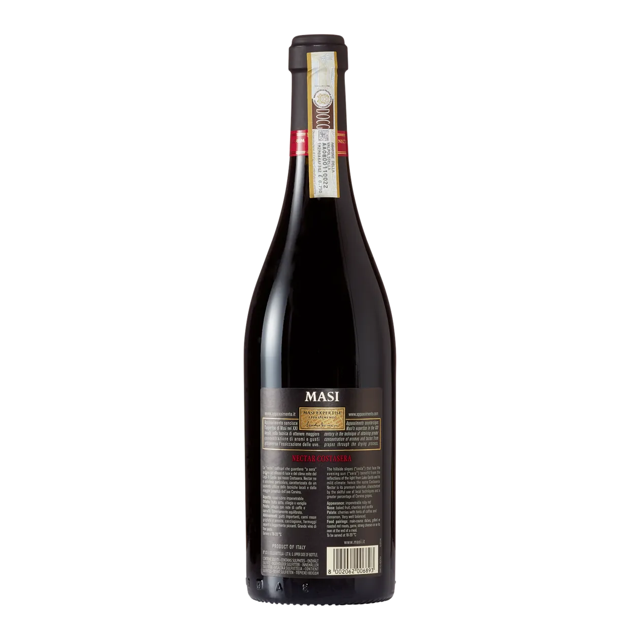 Masi Nectar Costasera Amarone della Valpolicella Classico 2018, 3 bottiglie, Italia