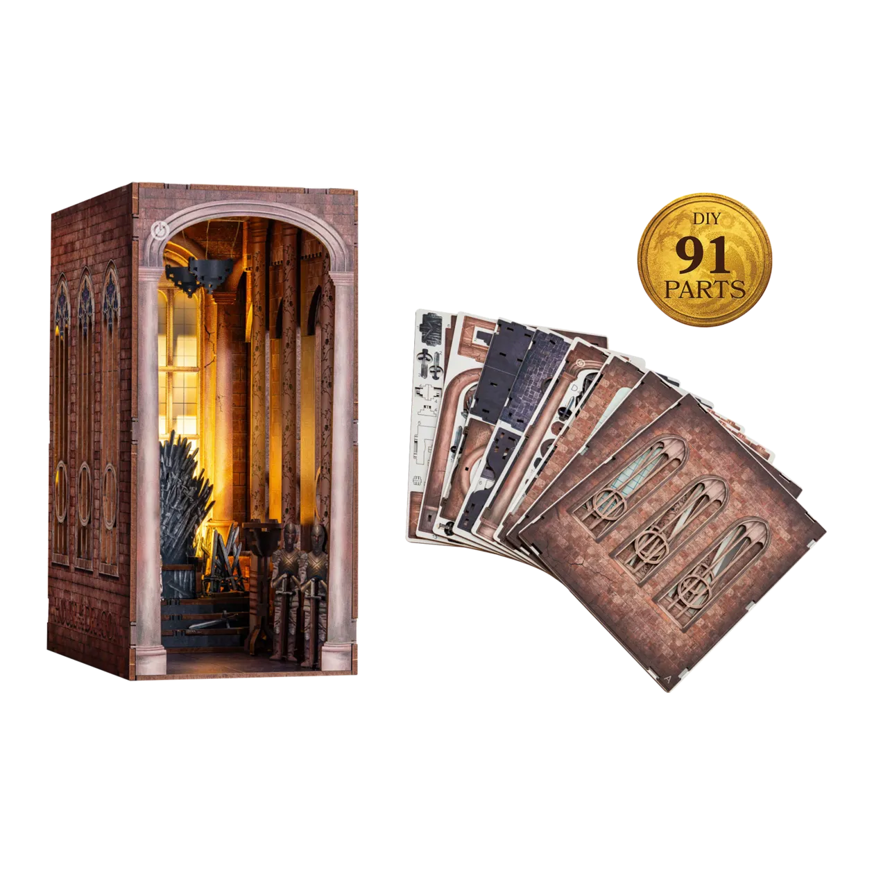 Revell Tiny Adventures House of the Dragon / Game of Thrones "The Iron Throne" Bookend Construction Set