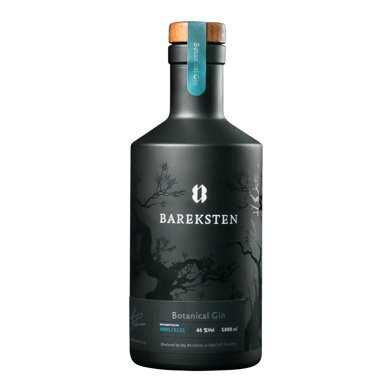 Bareksten Botanical Gin, 1l, 46,0%, Norvège