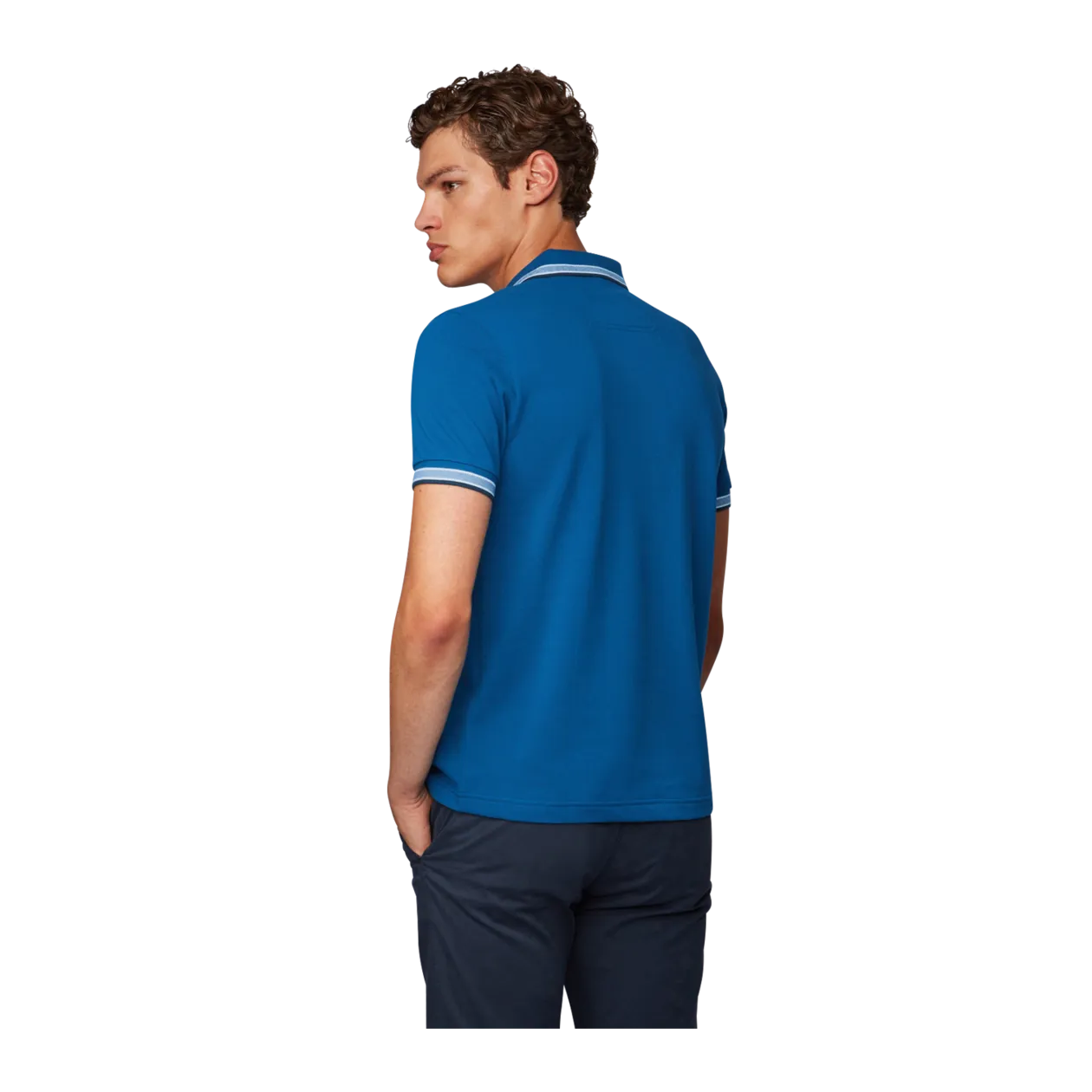 BOSS Paddy Poloshirt, Herren, Kurzarm, Blau