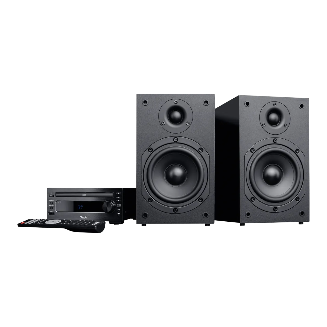 Teufel Kombo 11 Micro Stereo System, Black