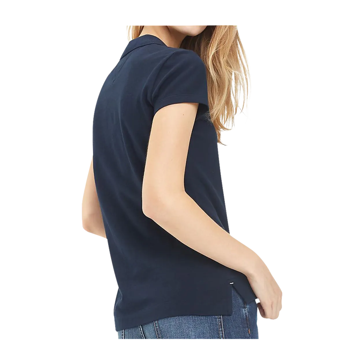 Tommy Hilfiger Heritage Short Sleeve Slim Poloshirt, Damen Kurzarm, Midnight