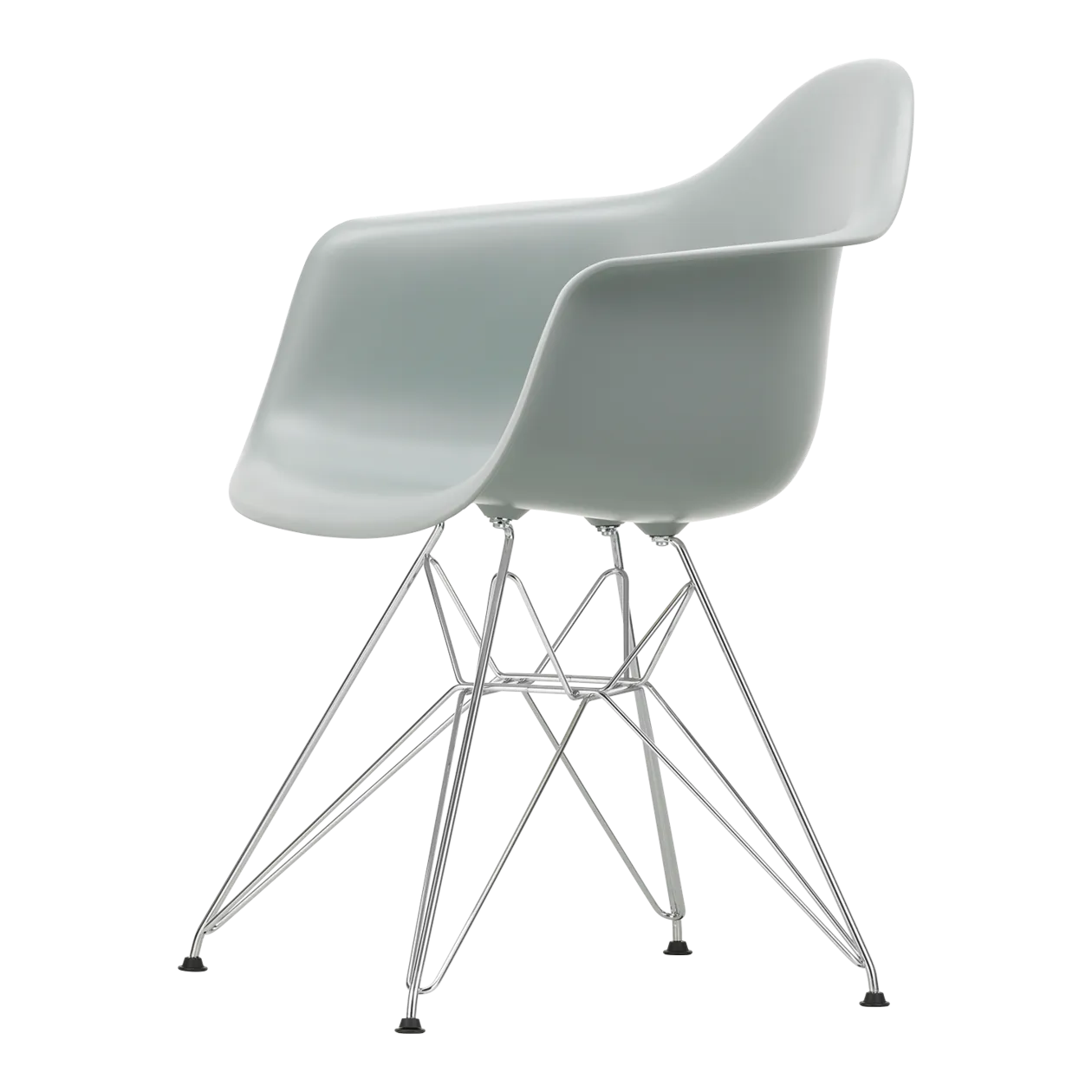 Vitra Eames Plastic Armchair DAR chaise, gris clair