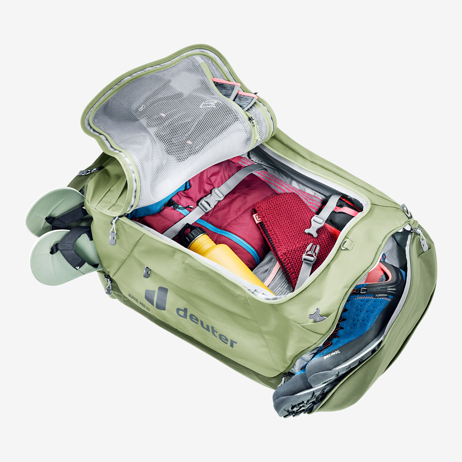 deuter AViANT Duffel Pro 60 Travel Bag Marine Grove Worldshop