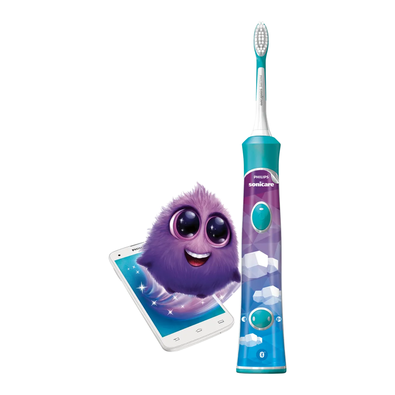 Philips Sonicare For Kids Brosse à dents sonique électrique, bleu turquoise