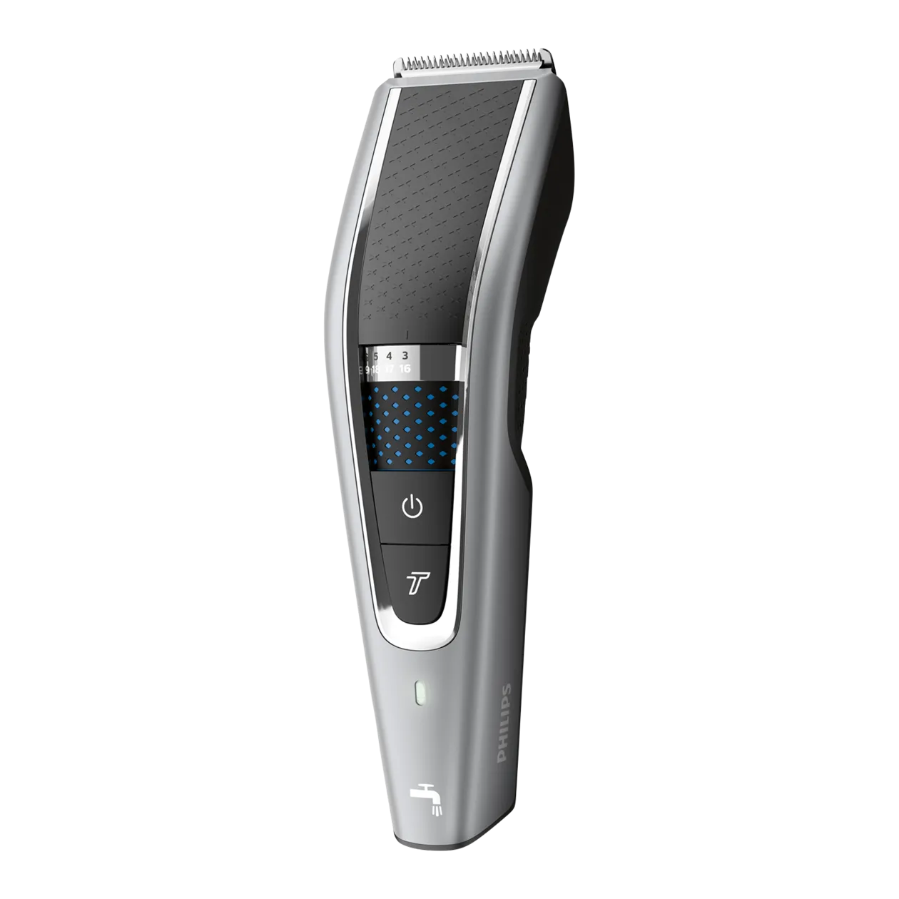 Philips Hairclipper Series 5000 Haarschneider, Schwarz/Silber