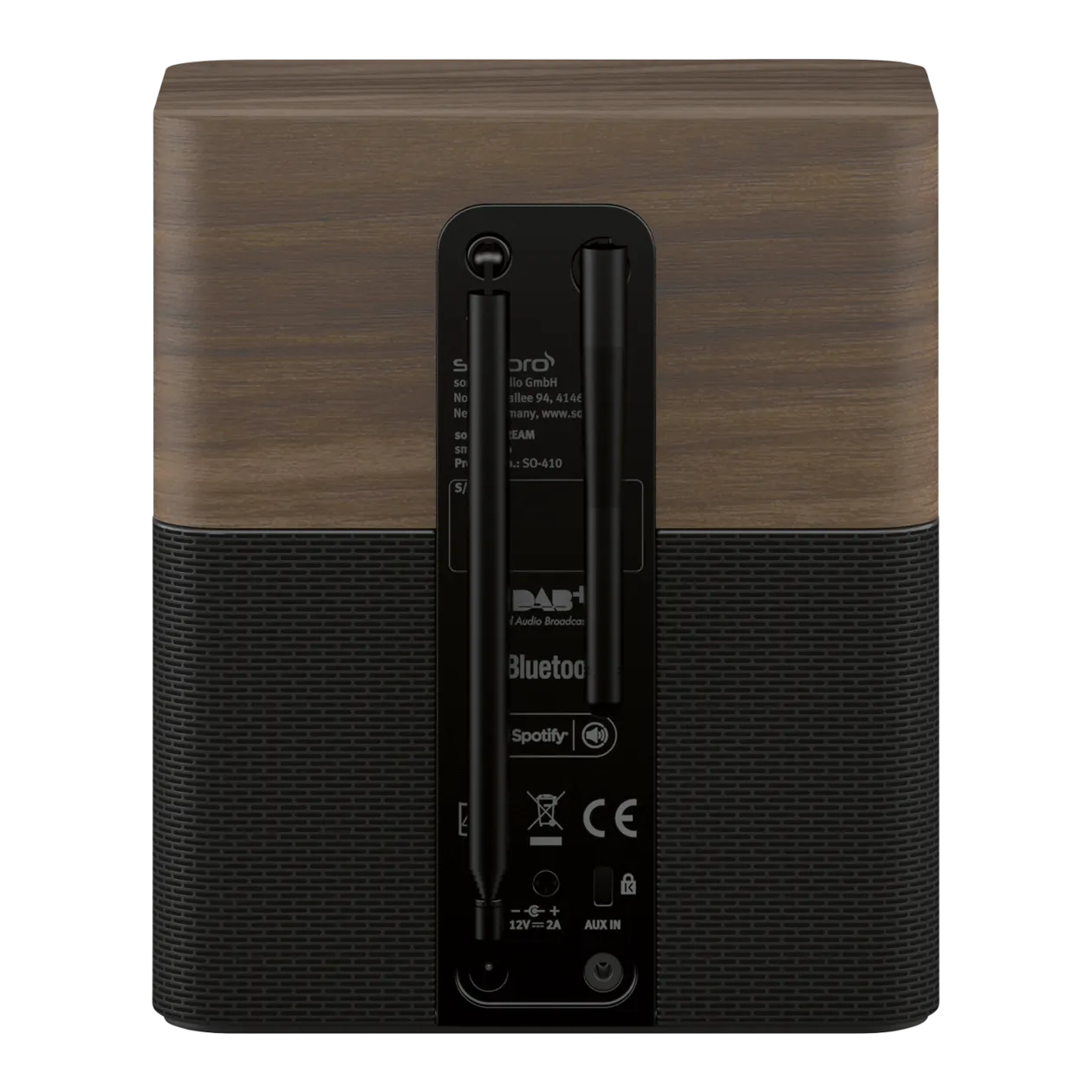 sonoro STREAM Radio Internet, noyer/noir