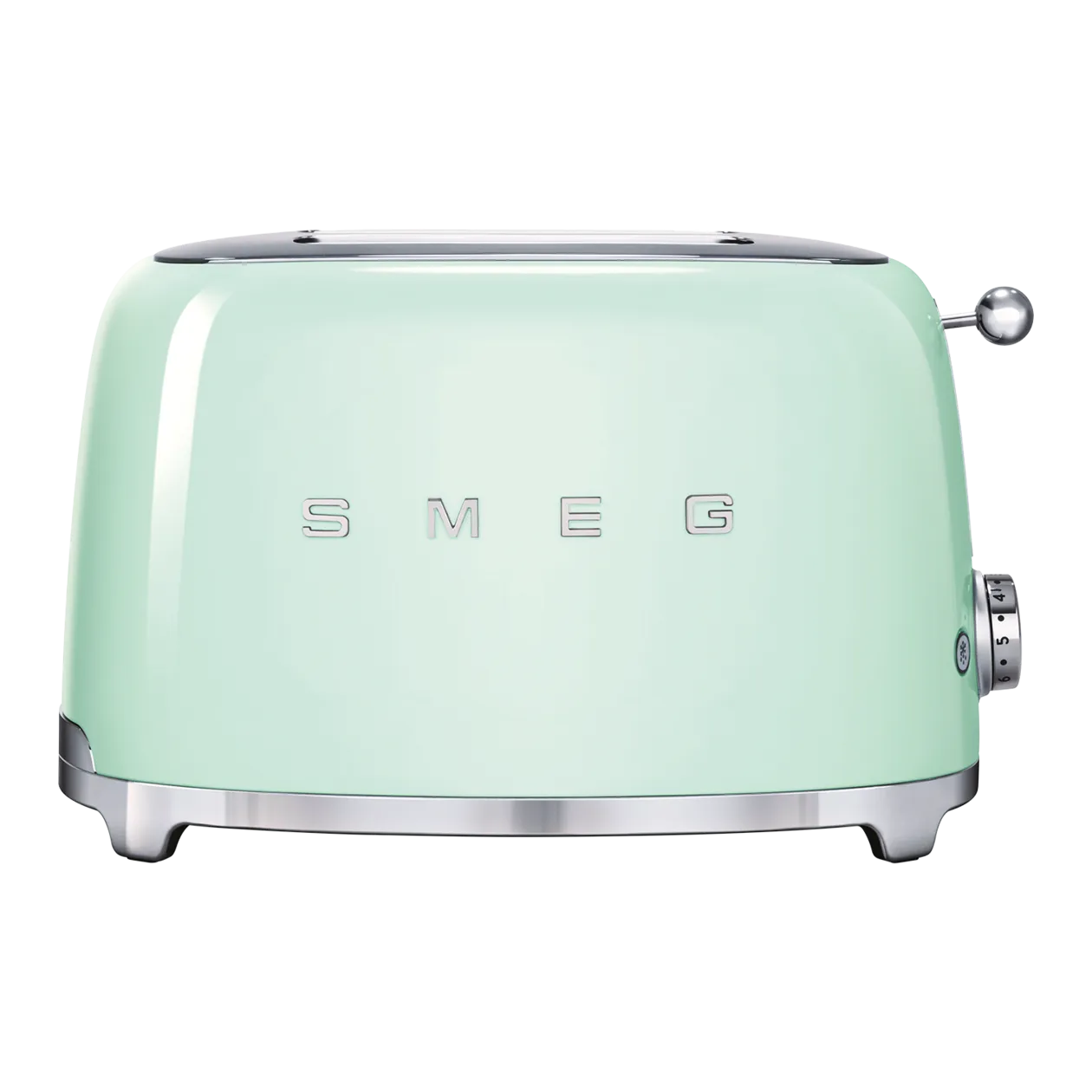 SMEG 50's Retro Style TSF01 Grille-pain, vert d'eau + support à viennoiseries